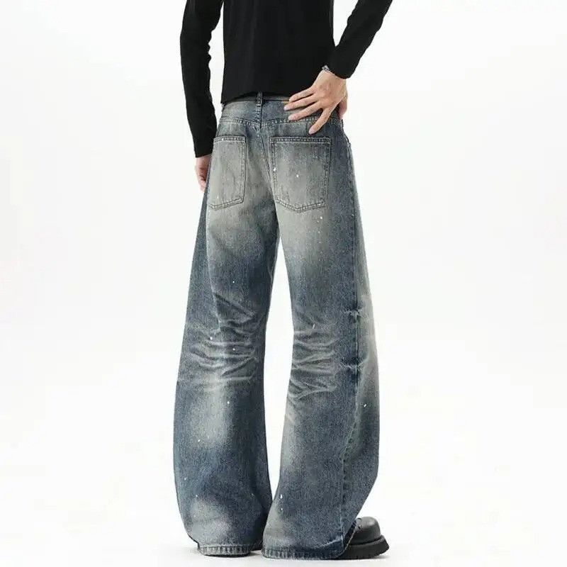Japanese Brand Autumn Men's Curved Jeans Size US 32 / EU 48 - 5 Thumbnail