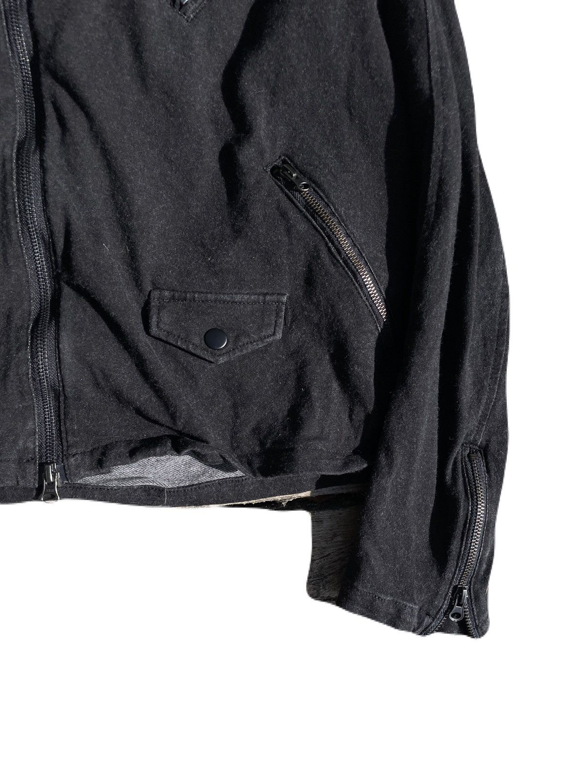If Six Was Nine 2000s Japanese archive Vkei Cotton Biker Jacket Gyaruo Size US S / EU 44-46 / 1 - 6 Thumbnail