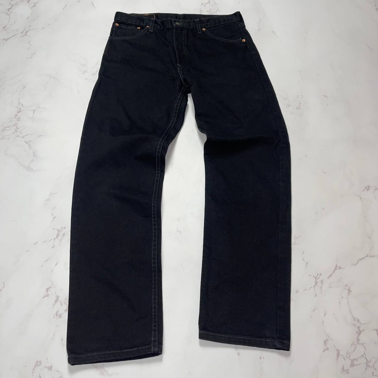 Levi's LEVIS 521 VINTAGE Y2K BLACK DENIM JEANS STREETWEAR STYLE Size US 33 - 2 Thumbnail