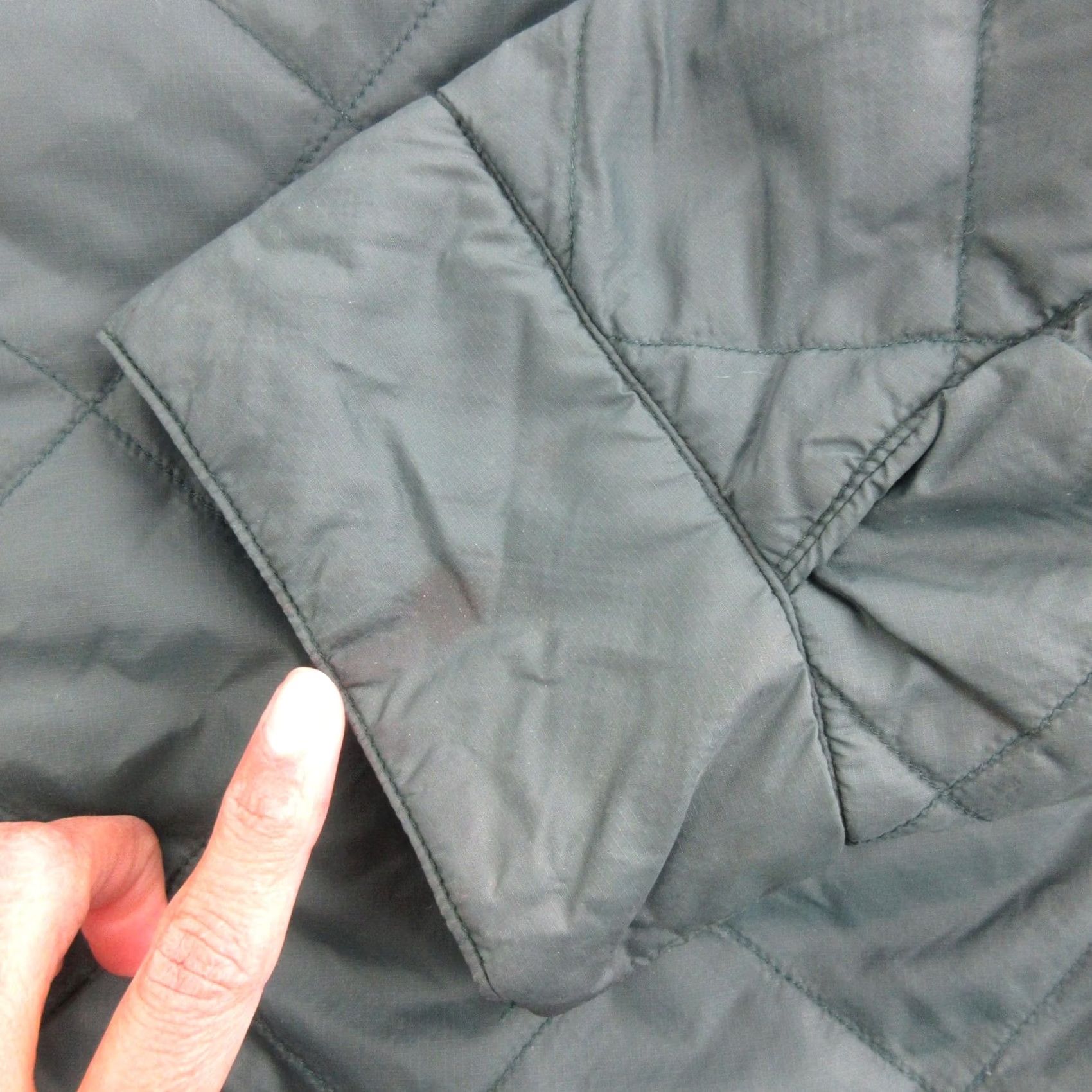 Vintage Stio Jacket Mens Large Green Quilted Snap Front Insulated Outdoor Ski Lined Size US L / EU 52-54 / 3 - 3 Thumbnail
