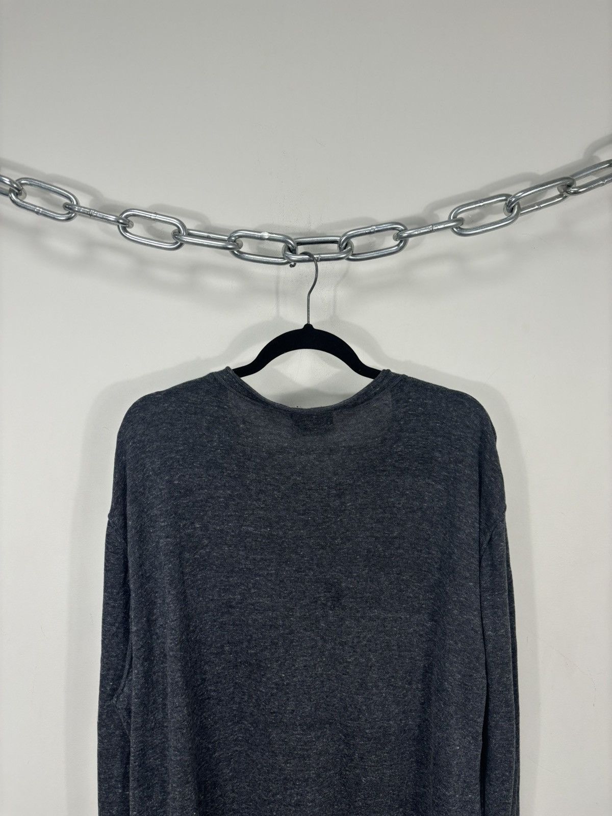 Diesel Vintage Diesel Y2K Logo Gray Avant Garde Hype Sweater Size US XXL / EU 58 / 5 - 11 Thumbnail