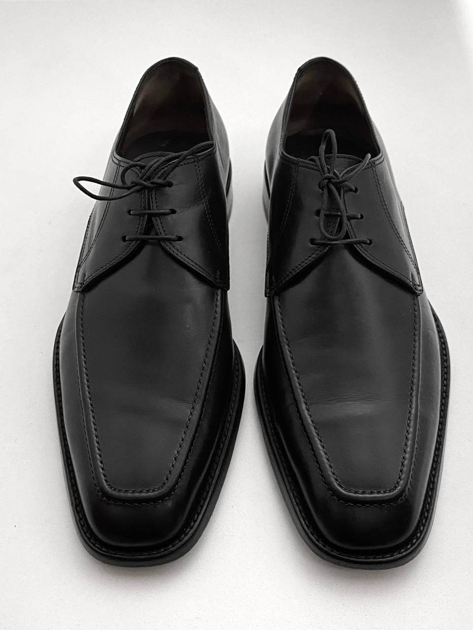 Salvatore Ferragamo Salvatore Ferragamo Oxford Black Leather Classic Dress Shoes Size US 9 / EU 42 - 5 Thumbnail