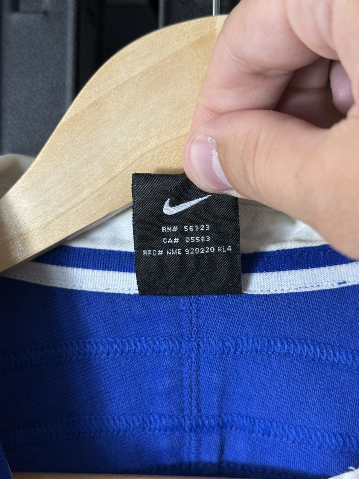 Nike Vintage 90s Nike France Rugby Union Rugby Jersey Long Sleeve Size US M / EU 48-50 / 2 - 10 Thumbnail