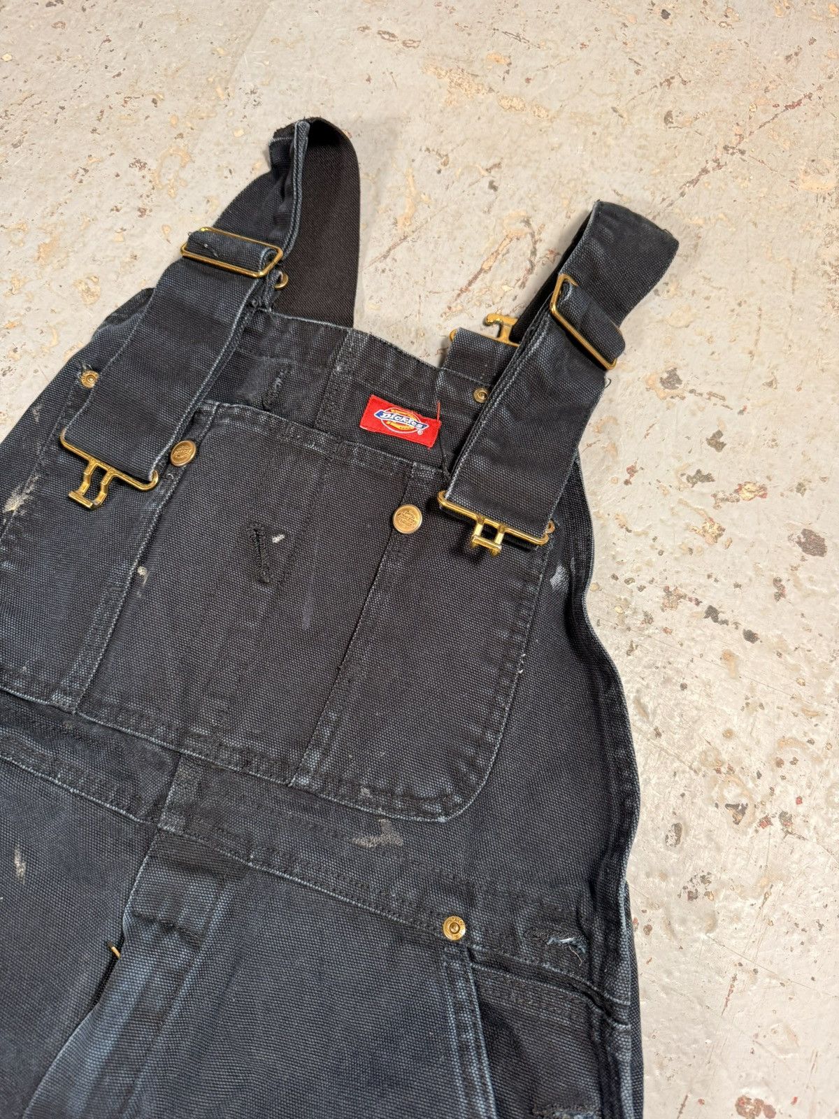 Dickies Vintage Dickies Black Denim Painter Overalls Size US 34 / EU 50 - 5 Thumbnail
