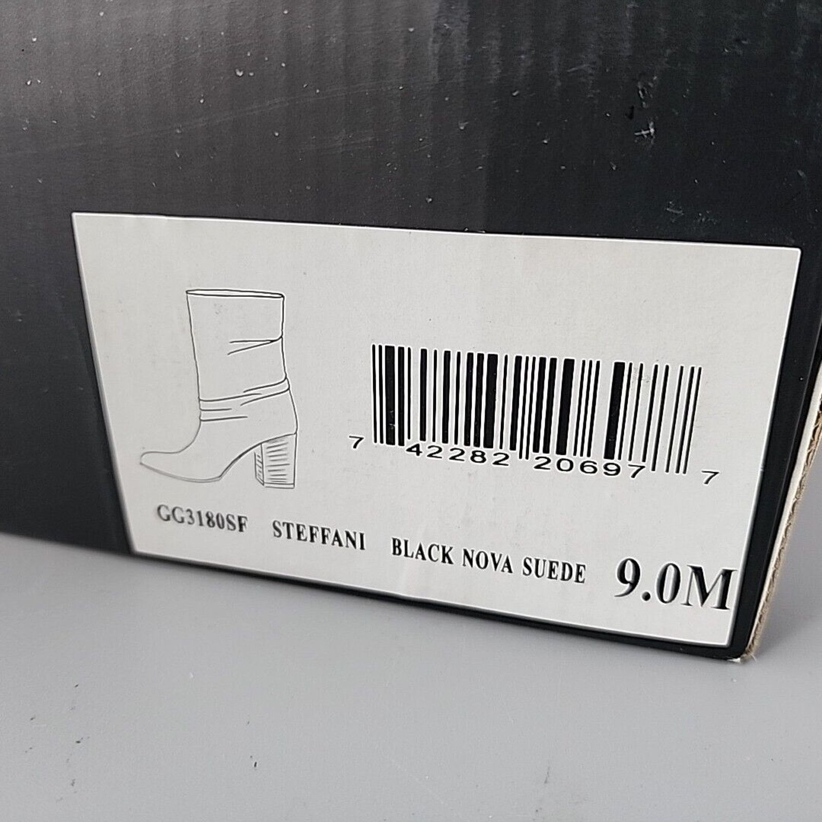 Other Mia Steffani Suede Bootie - Black Nova - 3" Heel 9M Size US 9 / IT 39 - 5 Thumbnail