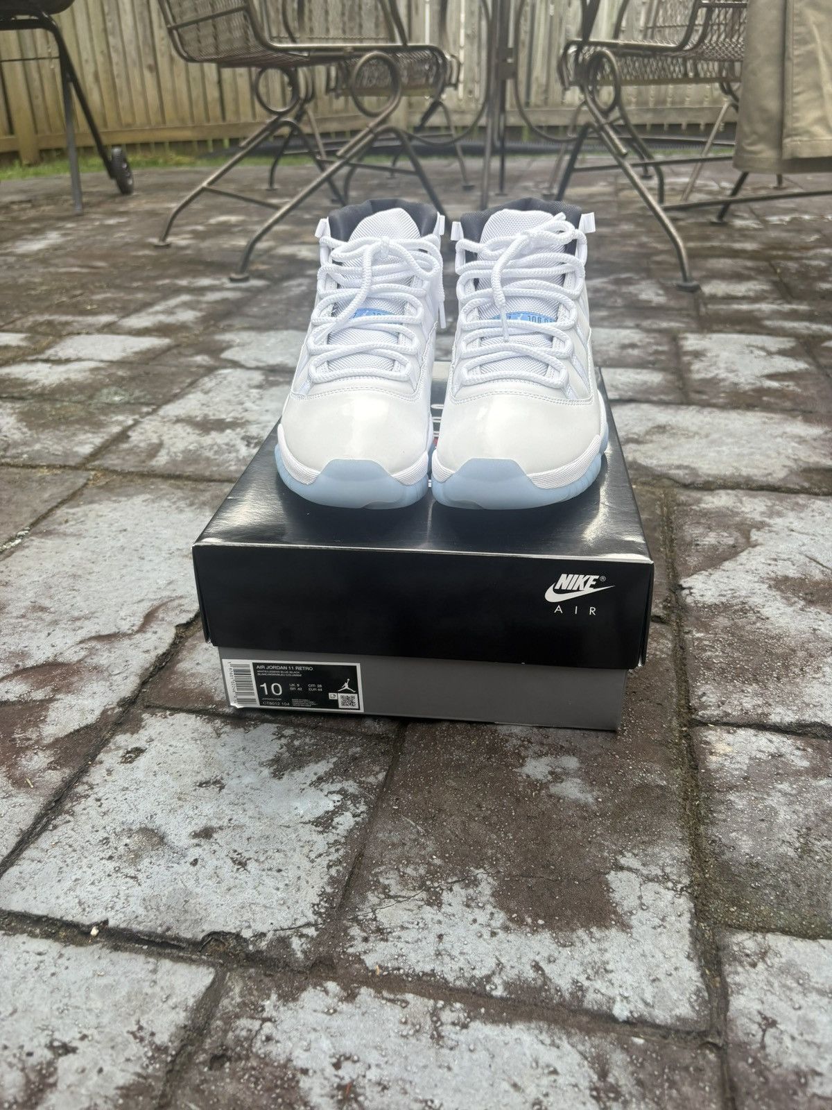 Jordan Brand AIR JORDAN 11 RETRO BLUE-BLACK Size US 10 / EU 43 - 1 Thumbnail
