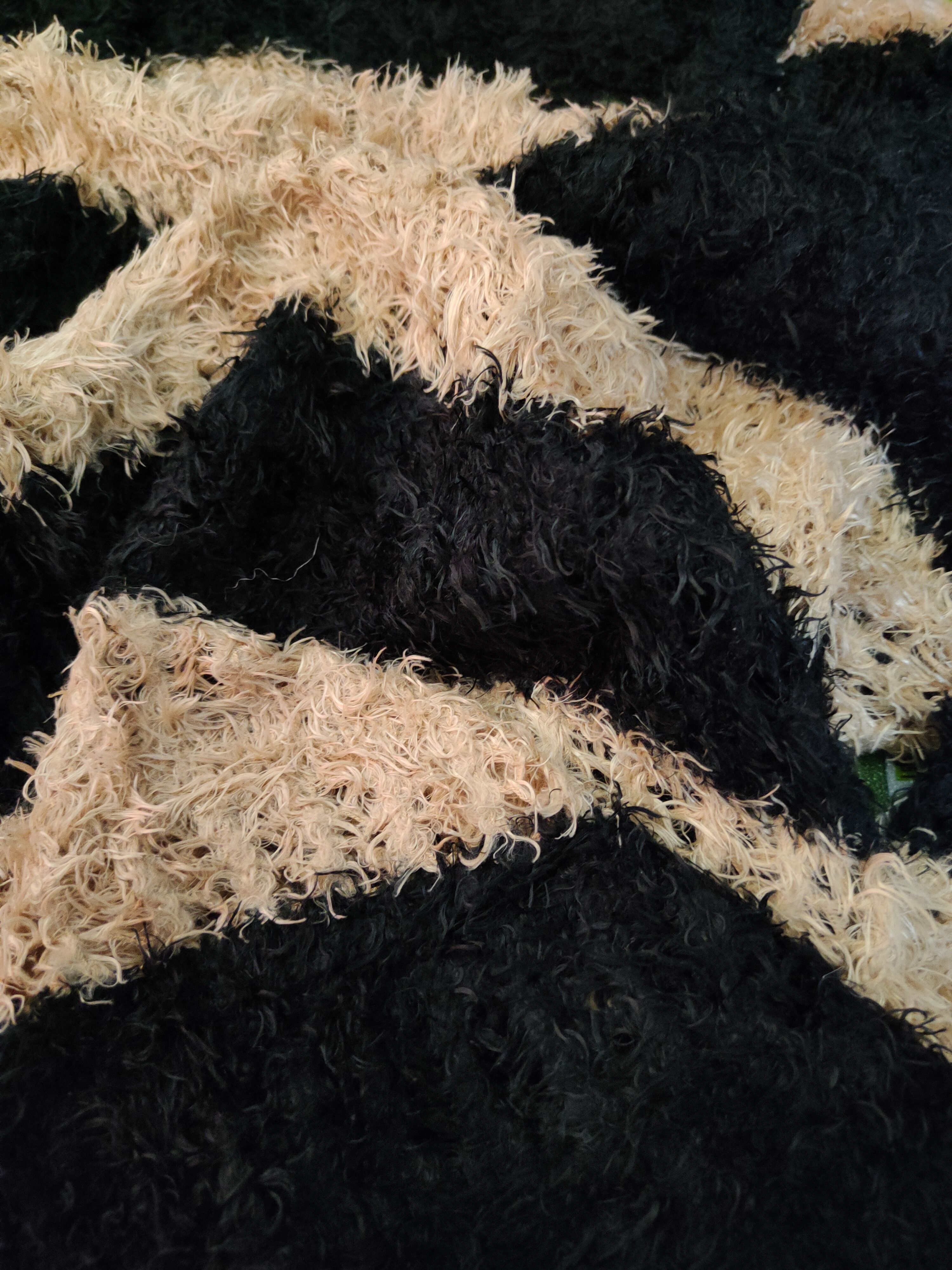 Homespun Knitwear × Japanese Brand × Solid and Striped Ingni Black Brown Shag Shaggy Fur Mohair Knitwear #S1954 Size M / US 6-8 / IT 42-44 - 10 Thumbnail