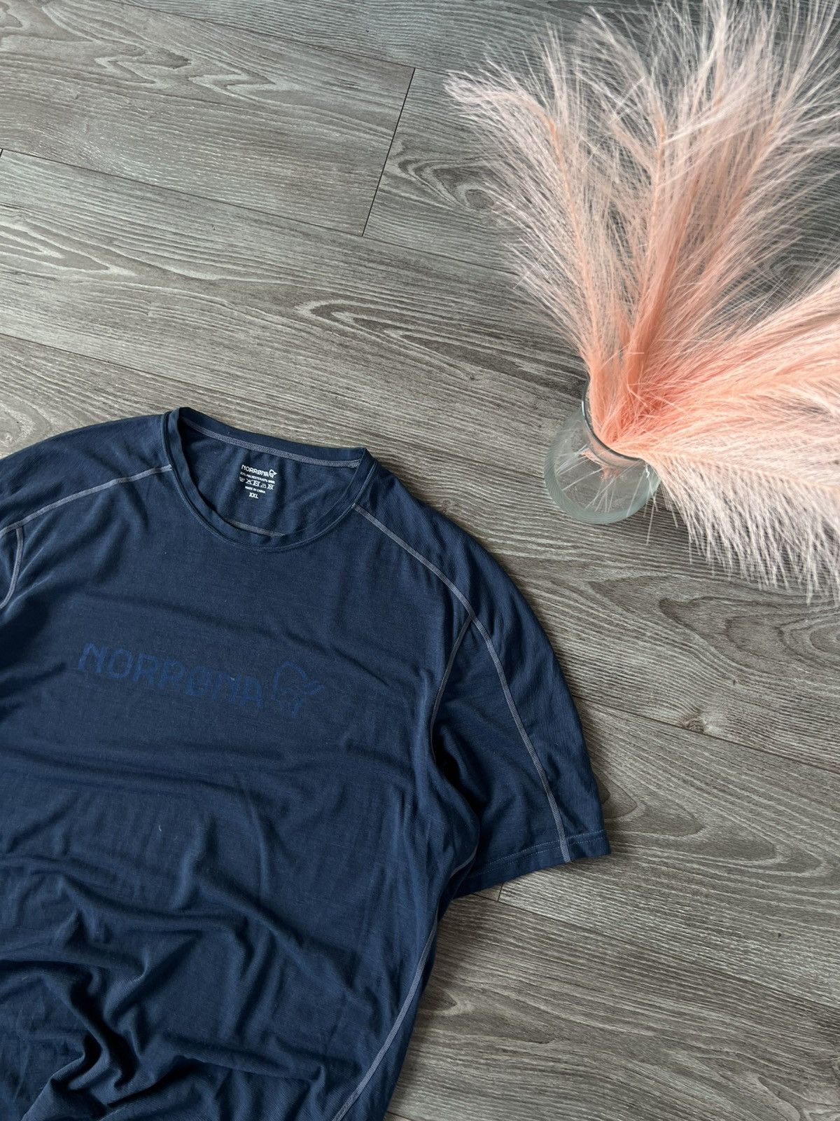 Norrona ‼️Norrona Big Logo Merino Wool Outdoor Equaliser Mens Tee‼️ Size US XXL / EU 58 / 5 - 2 Thumbnail