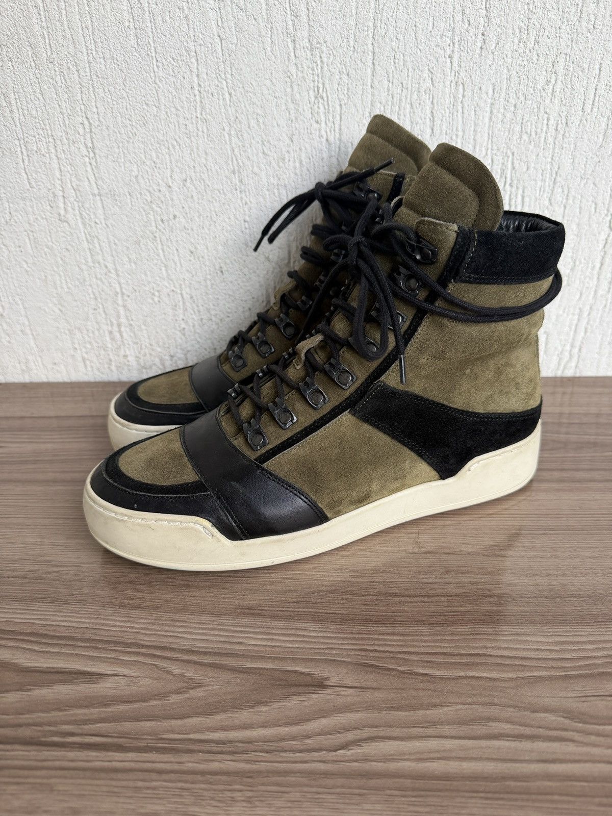 Balmain × H&M Aw14 basket hi sneakers Size US 8.5 / EU 41-42 - 1 Thumbnail