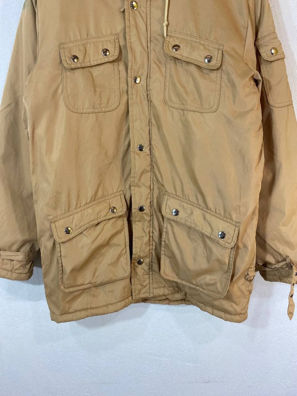 Vintage vintage skiwear retro long puffer jacket nice design Size US L / EU 52-54 / 3 - 3 Thumbnail