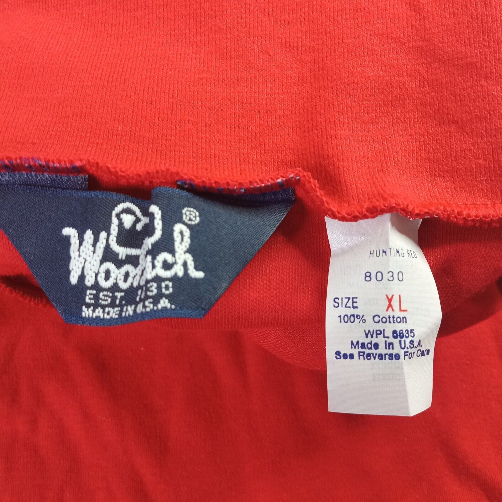 Woolrich Woolen Mills Woolrich Turtleneck Long Sleeve Shirt Hunting Red Men’s XL Size US XL / EU 56 / 4 - 4 Thumbnail