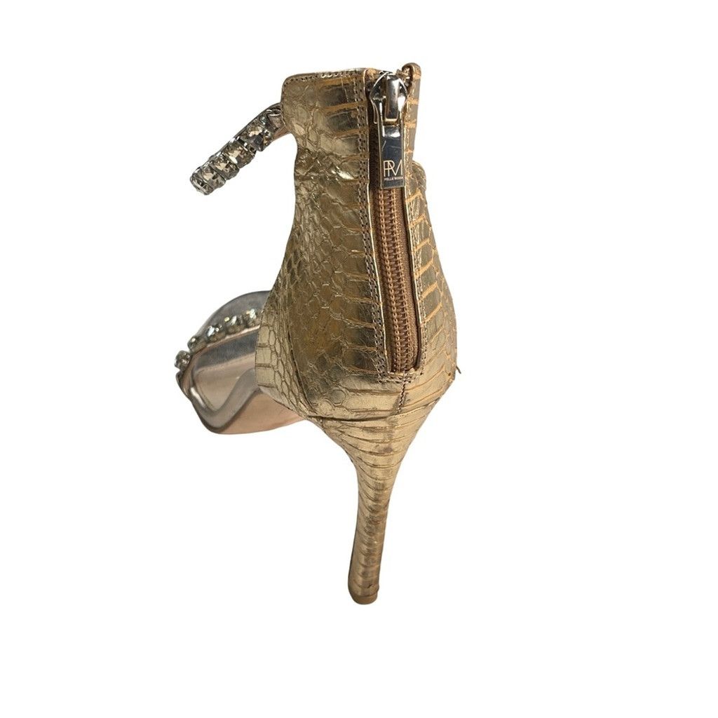 Pelle Moda Pelle Moda Frisk Embellished In Snake and Gold Size 8M Size US 8 / IT 38 - 4 Thumbnail
