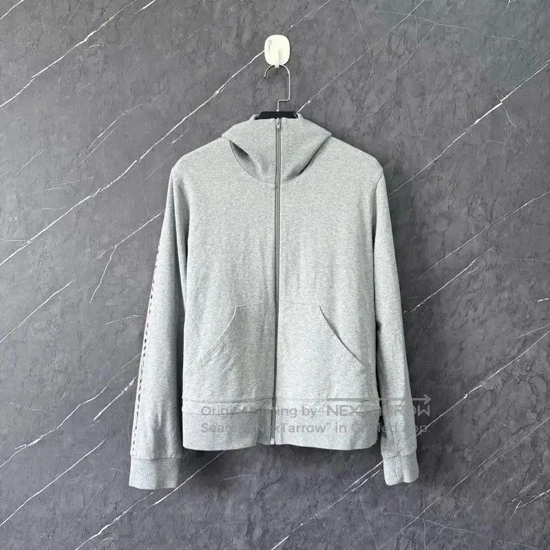 Burberry Burberry Gray Cotton Zip-Up Men's Jacket. Size US L / EU 52-54 / 3 - 1 Thumbnail