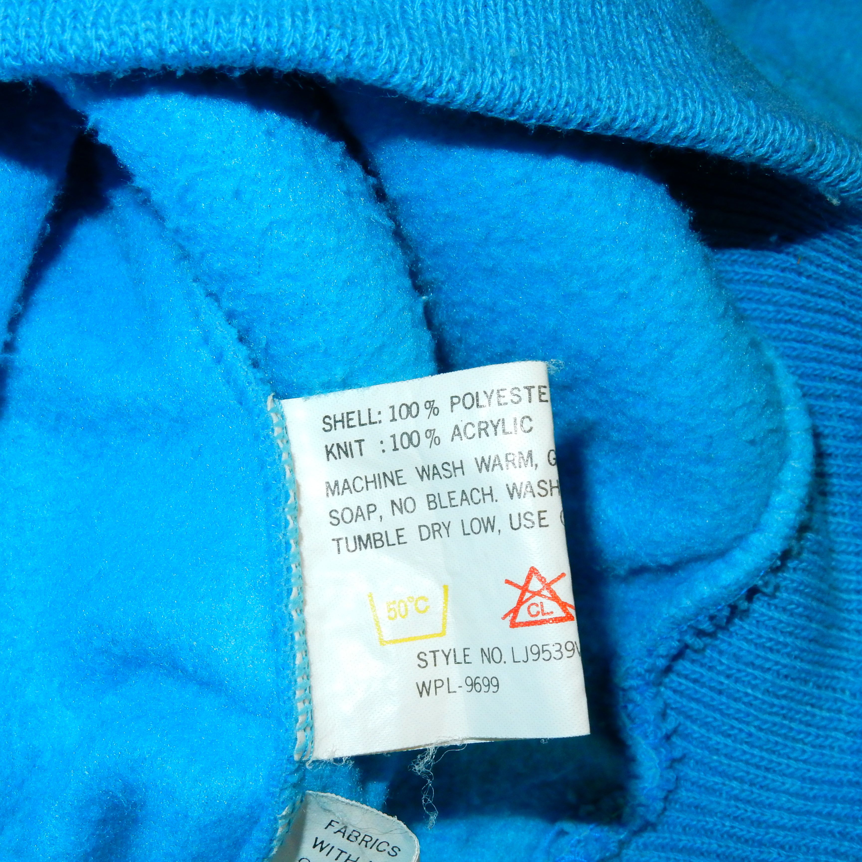 Vintage Korean blue vintage fleece - M Size US M / EU 48-50 / 2 - 6 Thumbnail