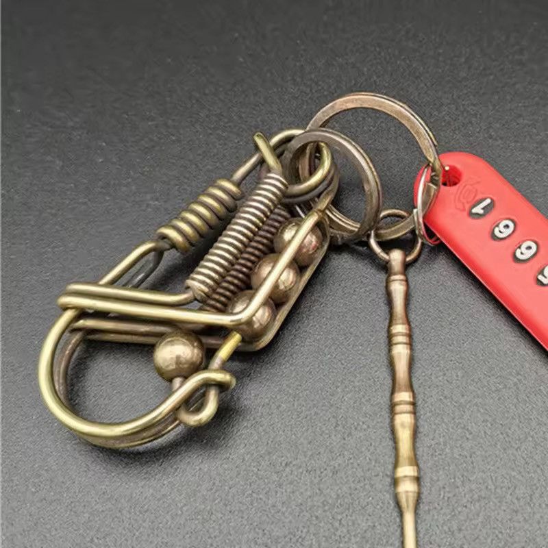 Other Brass Handicraft Mechanical KeyRing Size ONE SIZE - 3 Thumbnail