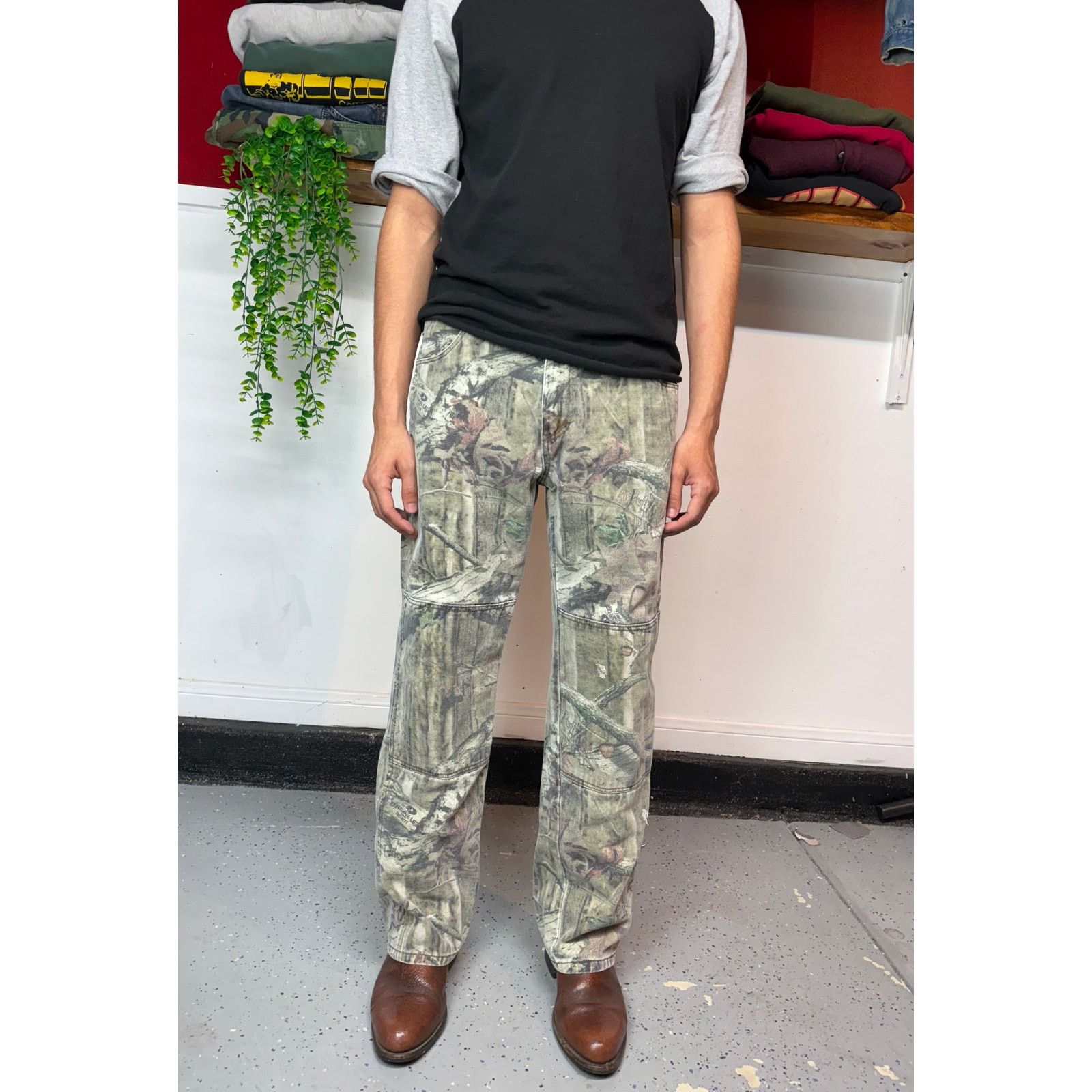 Realtree real tree camo double knee mens pants Size US 30 / EU 46 - 1 Thumbnail