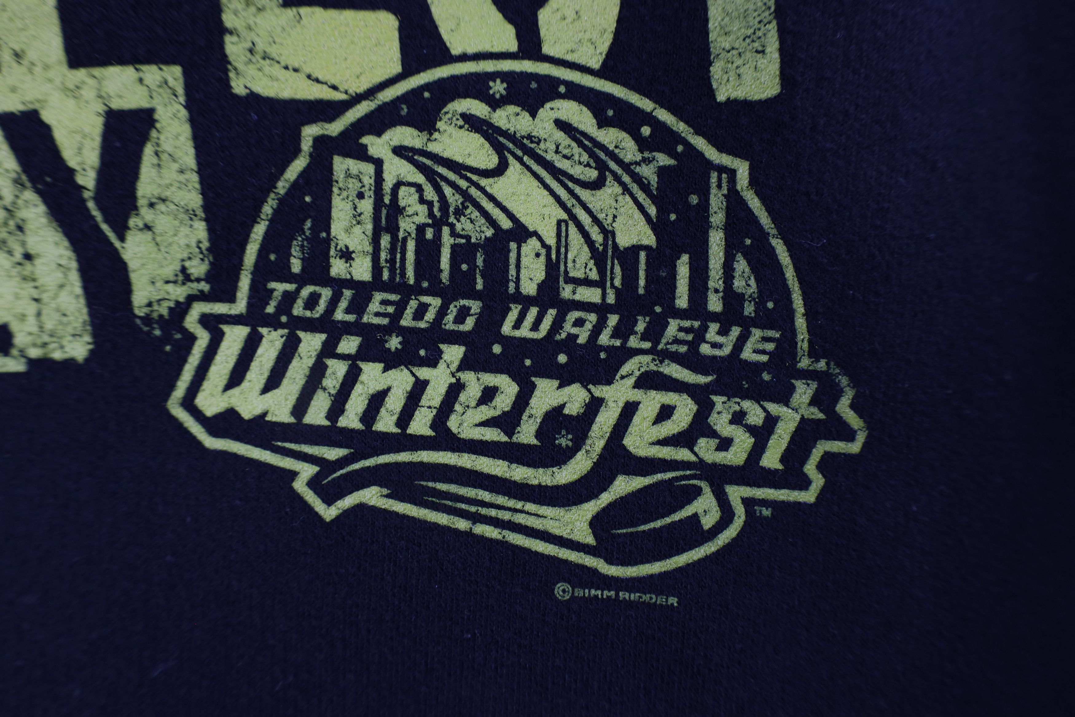 Vintage Vintage Out Toledo Walleye Hockey Hoodie Sweatshirt Black Size US XXL / EU 58 / 5 - 7 Thumbnail