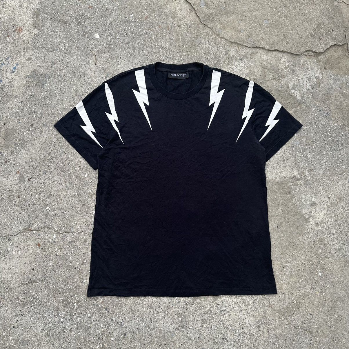 Neil Barrett RARE Neil Barrett lightning strike Tee Shirt Size US L / EU 52-54 / 3 - 1 Thumbnail