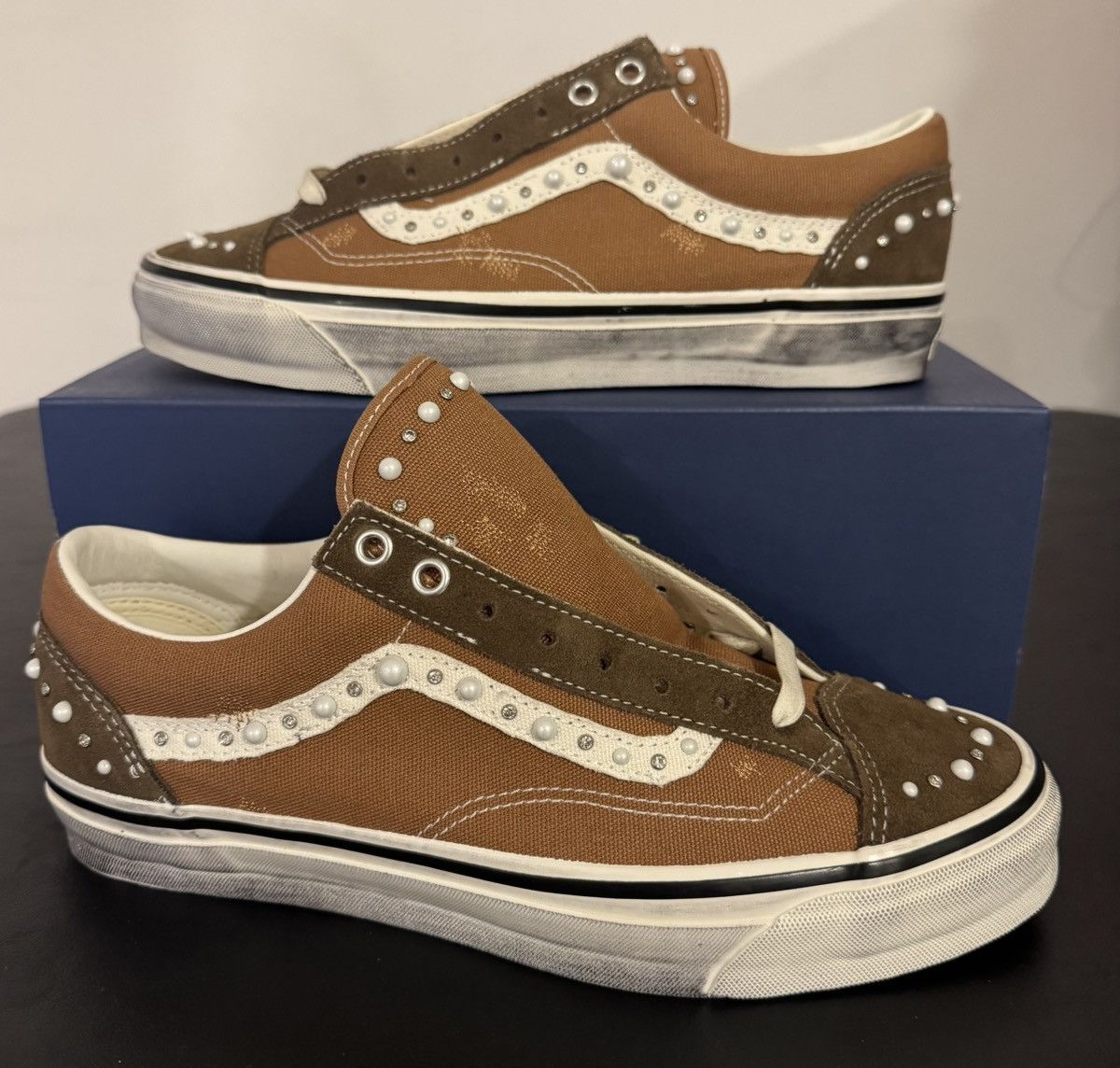 VANS LX Old Skool 36 Pearlized Vintage Cocoa Sneaker