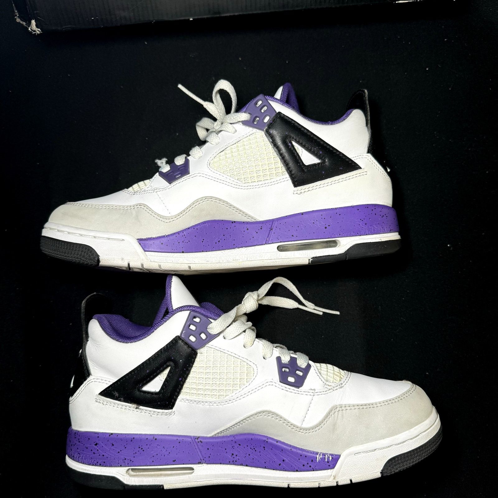 Jordan Brand × Nike Nike Air Jordan 4 Retro GS UItraviolet Men's Shoes - Size 7 Size US 7 / EU 40 - 2 Thumbnail