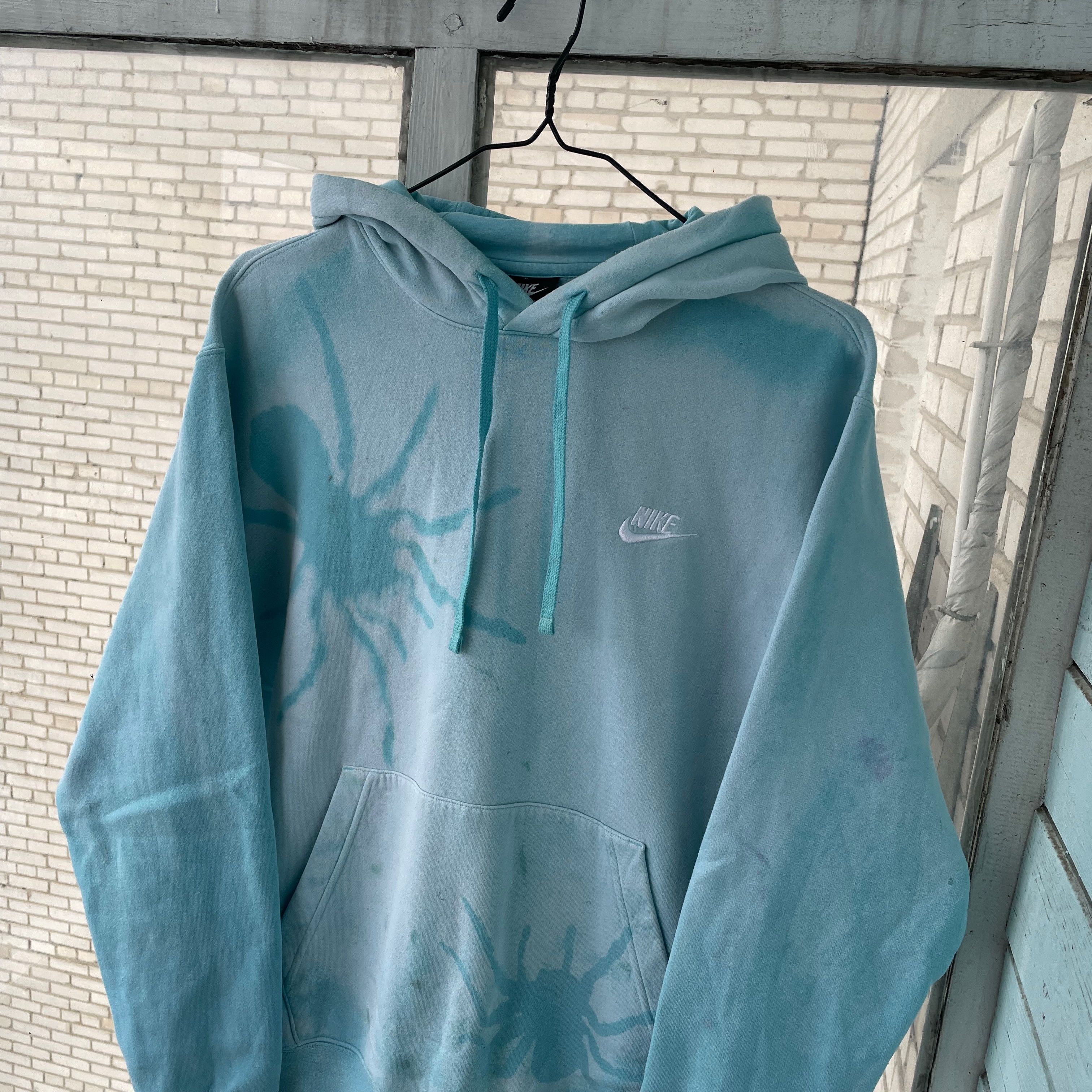 Nike Nike Custom hoodie spider faded patern bleached y2k opium Size US M / EU 48-50 / 2 - 6 Thumbnail