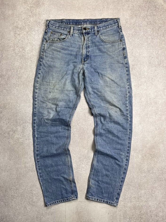 Carhartt × Vintage Vintage Carhartt Baggy Denim Straight Jeans Y2K 34 Size US 34 / EU 50 - 2 Thumbnail