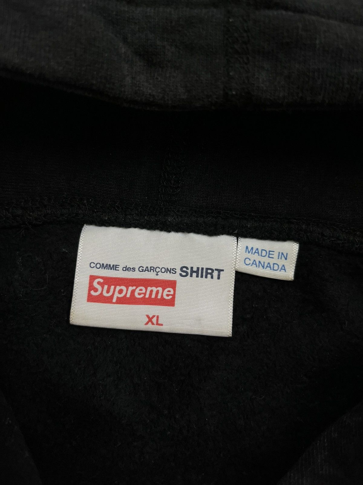 Junya Watanabe × Supreme Supreme x Comme des garcons FW17 Hooded Sweatshirt Size US XL / EU 56 / 4 - 6 Thumbnail