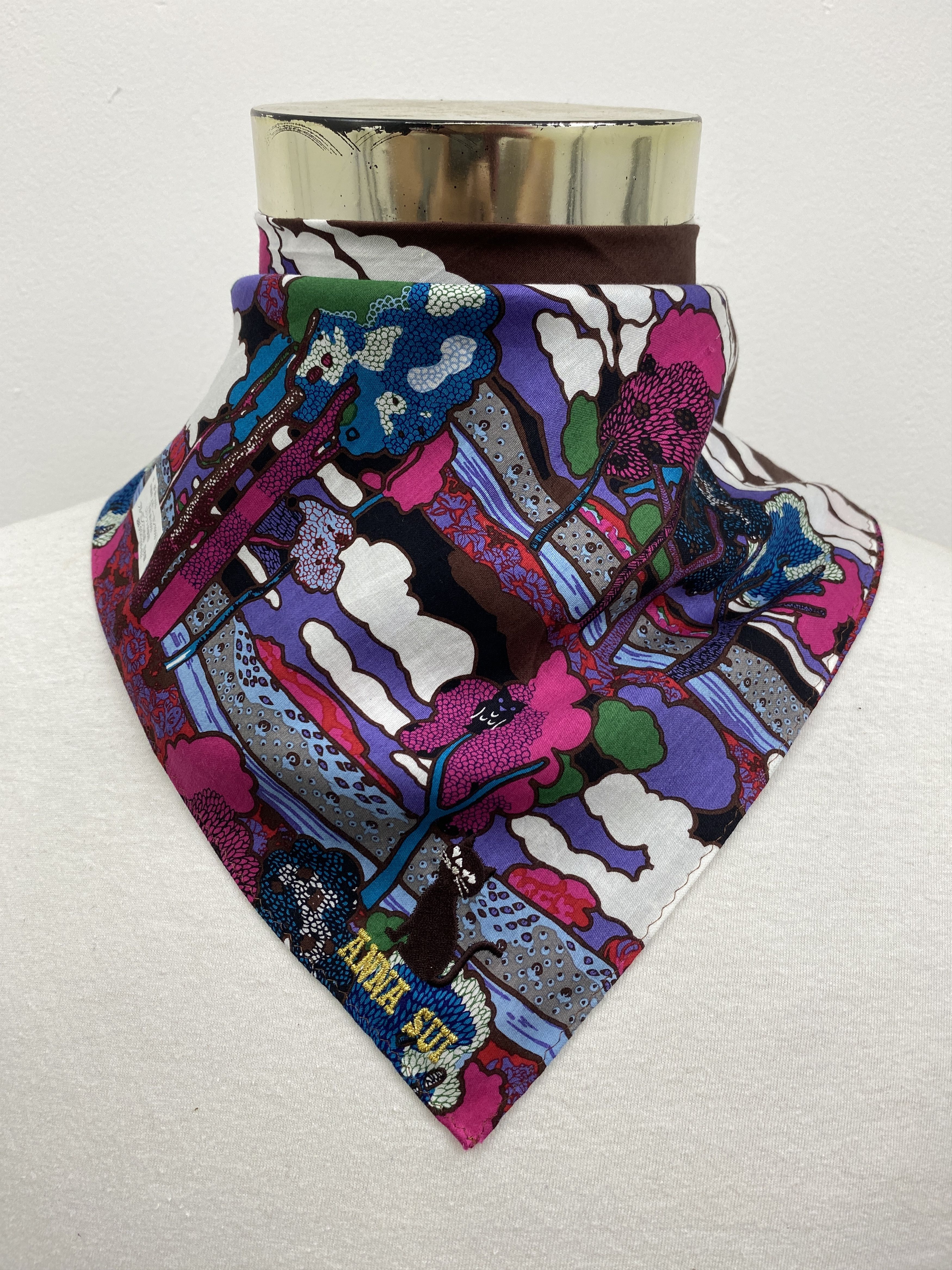 Anna Sui Anna Sui Handkerchief / Neckwear / Bandana HKC0473 Size ONE SIZE - 2 Thumbnail