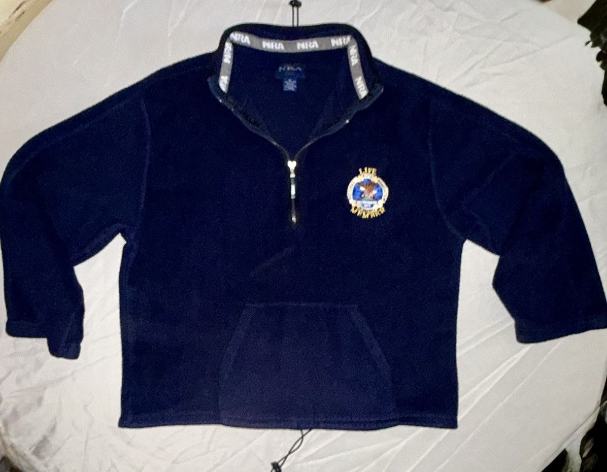 Vintage NRA Gear Vintage Life Member Technical Cinch Fleece Size US XL / EU 56 / 4 - 1 Thumbnail