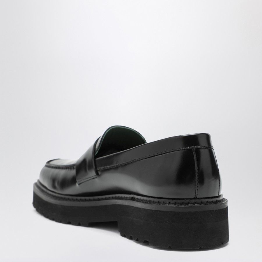 VINNY's o1d2blof1025 Leather Moccasins Shoes in Black Size US 9 / EU 42 - 4 Thumbnail