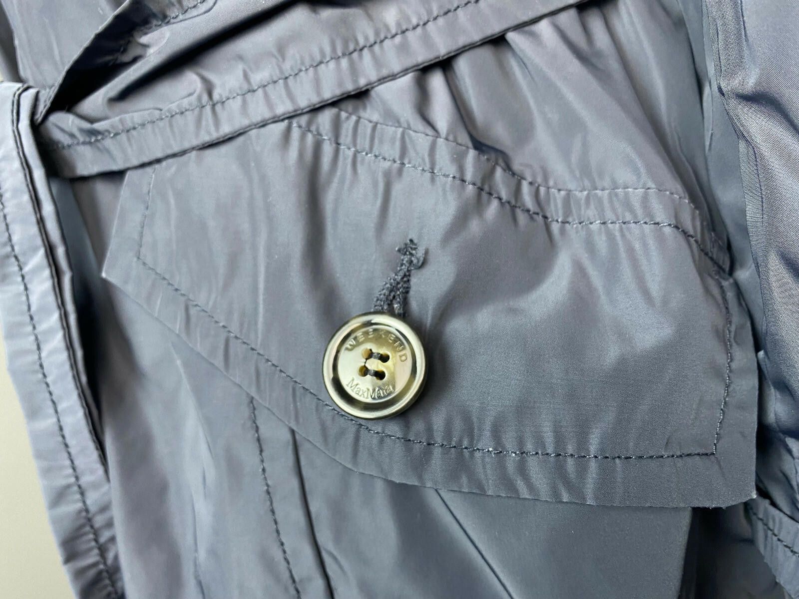 Designer Weekend Max Mara Navy Coat L US 12-14 UK 16-18 EU 44-46 Size XL / US 12-14 / IT 48-50 - 5 Thumbnail