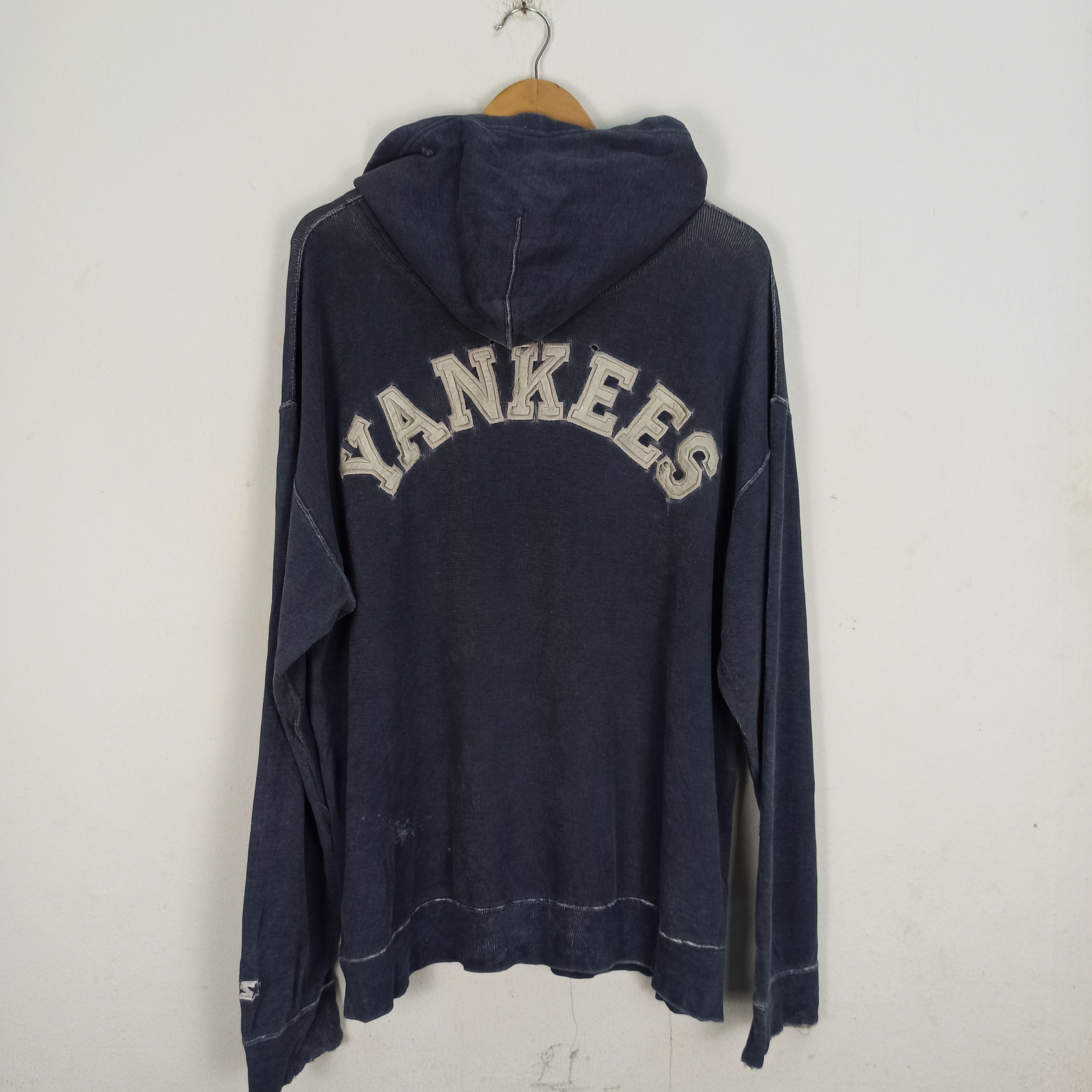 MLB Vintage Distressed Starter MLB New York Yankees Hoodie Size US L / EU 52-54 / 3 - 7 Thumbnail