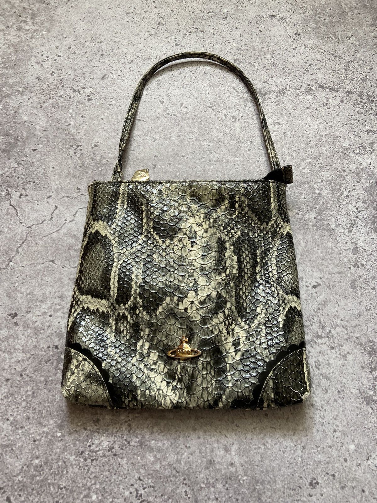 Vivienne Westwood Vivienne Westwood Snake Skin Orb Crossbody Bag Size ONE SIZE - 14 Thumbnail