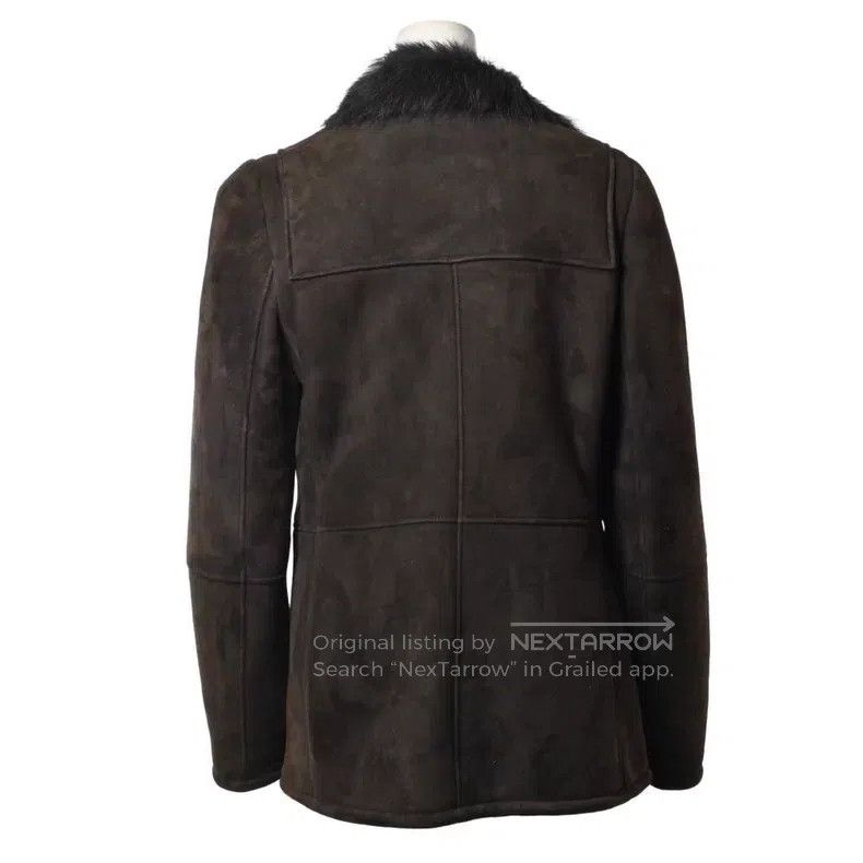 Loewe Loewe Suede Faux Fur One-Piece Jacket Size XS / US 0-2 / IT 36-38 - 3 Thumbnail