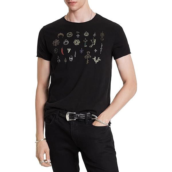 John Varvatos Pendants and signs tee XL Size US XL / EU 56 / 4 - 7 Thumbnail