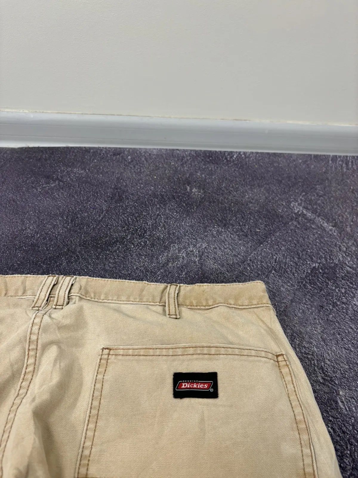 Dickies × Vintage Vintage Dickies Skate Faded Cream Hype Baggy Pants Size US 36 / EU 52 - 6 Thumbnail