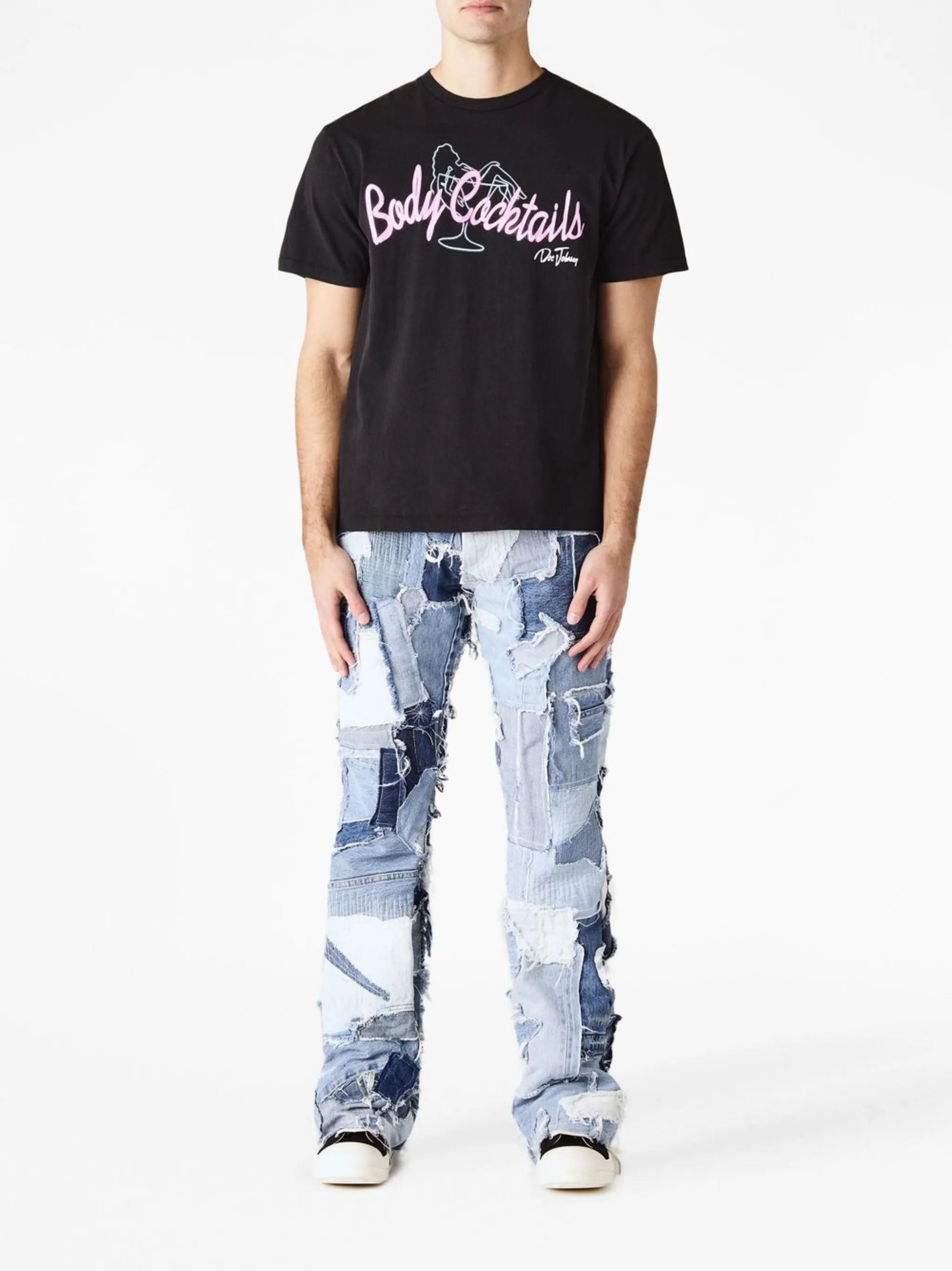 Gallery Dept. o1gr1nt0426 Body Cocktails T-Shirt in Black Size US XS / EU 42 / 0 - 2 Thumbnail
