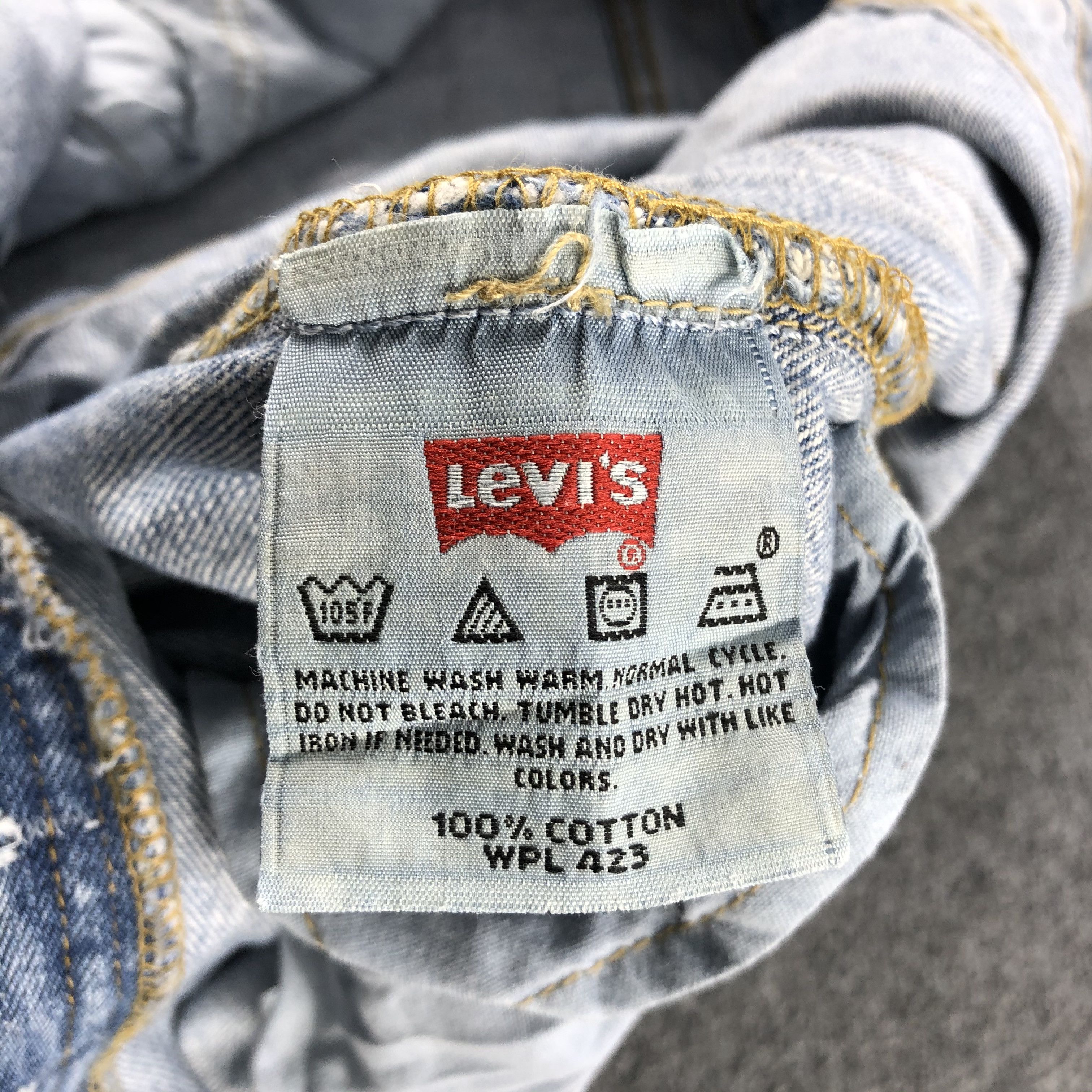 Levi's 90s Vintage Levis 501 Jeans-J2295 Size US 42 / EU 58 - 10 Thumbnail