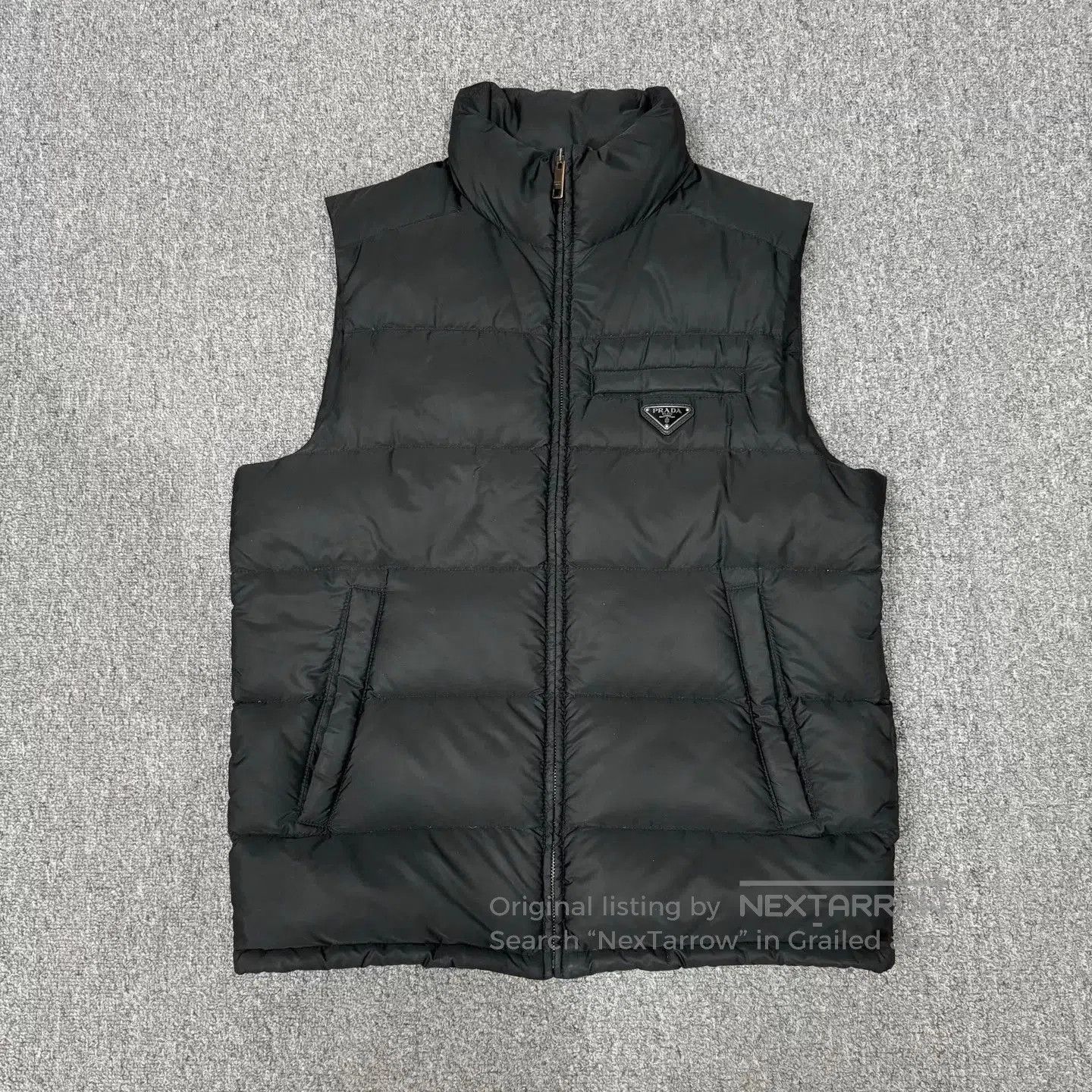 Prada Black Puffer Vest Size M. Size US M / EU 48-50 / 2 - 1 Thumbnail