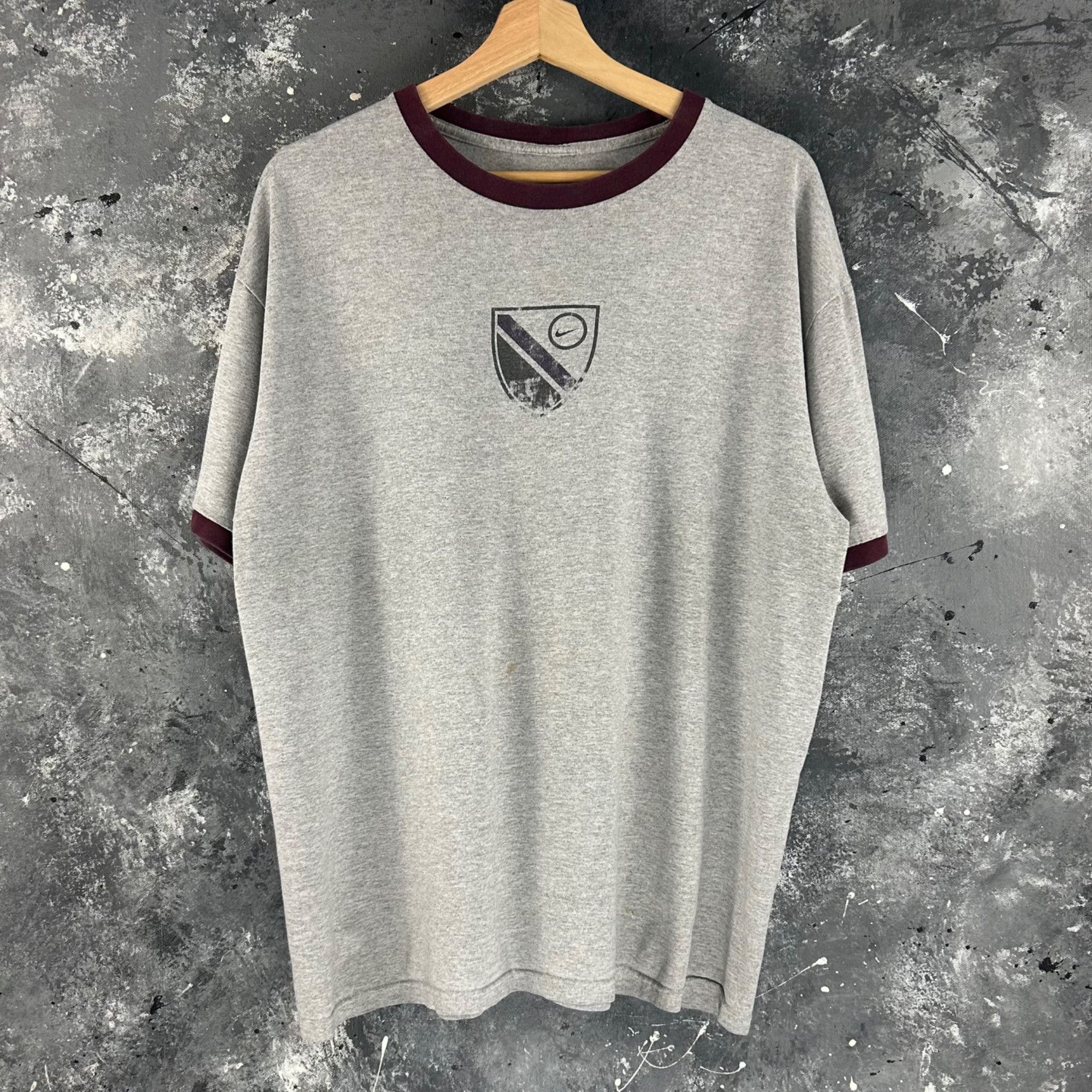 Nike × Vintage Vintage Y2K Nike soccer ringer shirt Size US XL / EU 56 / 4 - 1 Thumbnail