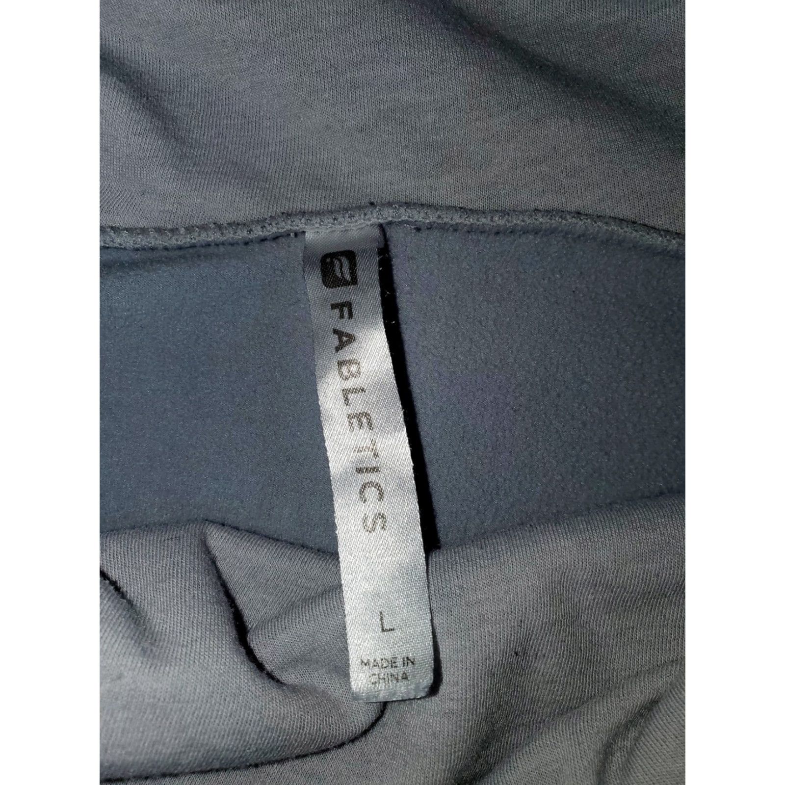 Fabletics Fabletics Zaylee Pullover Tunic Long Sleeve Gray Women's Size XXL Regular Zip Pocket Cowl Neck Activewear Casual Sweatshirt Sportswear Dressy? Size L / US 10 / IT 46 - 3 Thumbnail