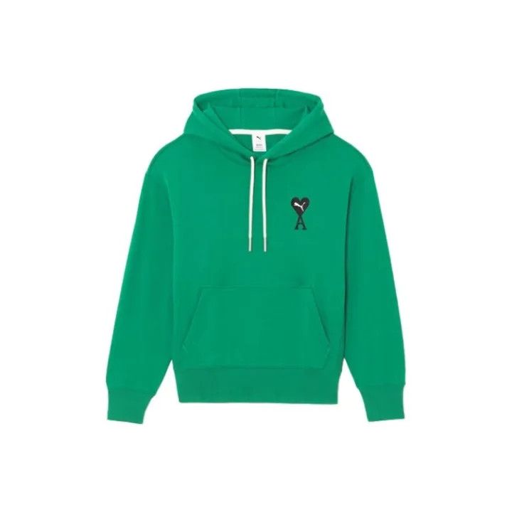 Puma Puma x AMI Casual Green Hoodie for Men 0079 Size US M / EU 48-50 / 2 - 1 Thumbnail