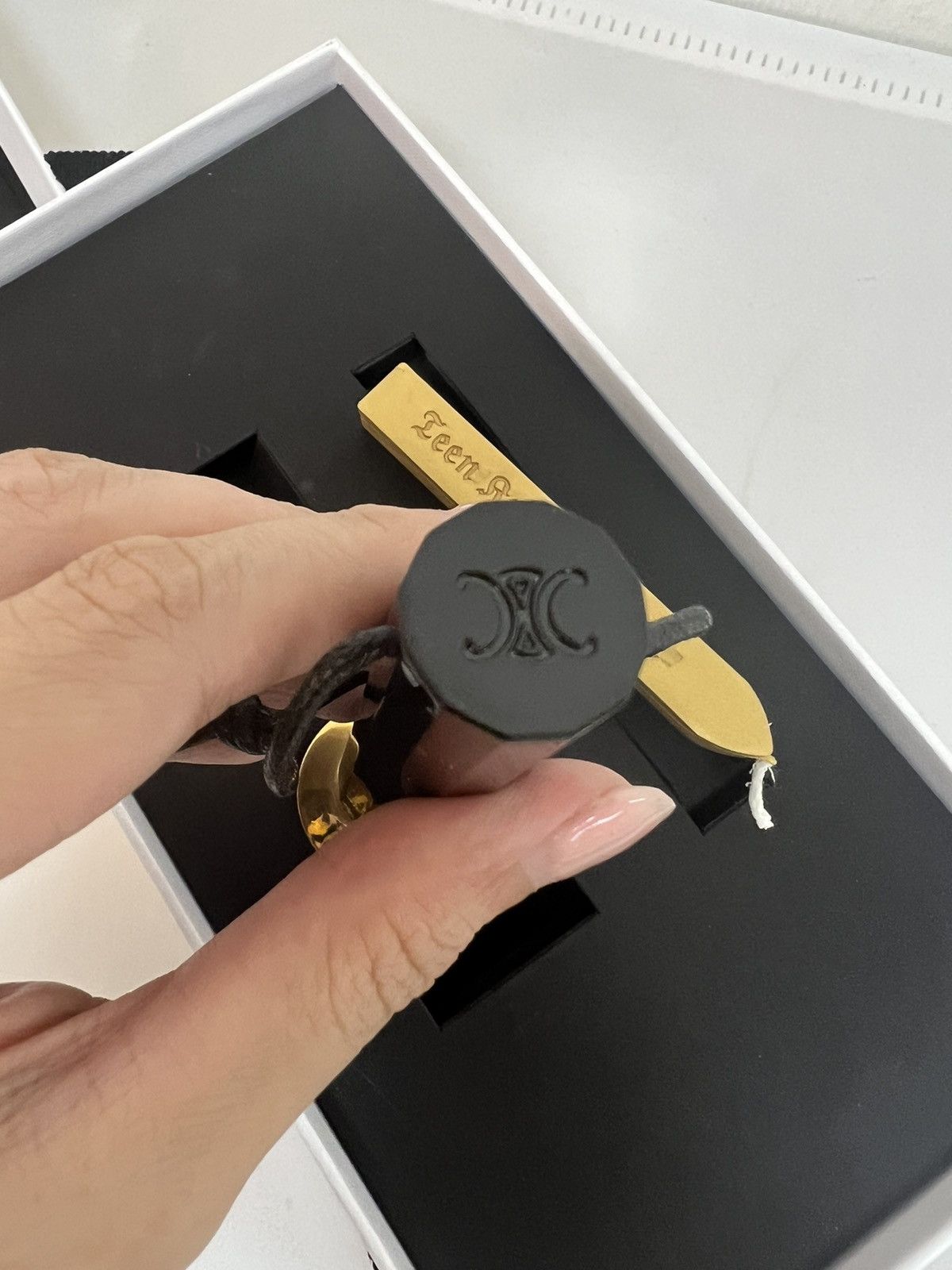 Celine × Hedi Slimane Celine Hedi slimane teen knight wax stamp VIP item Size ONE SIZE - 7 Thumbnail