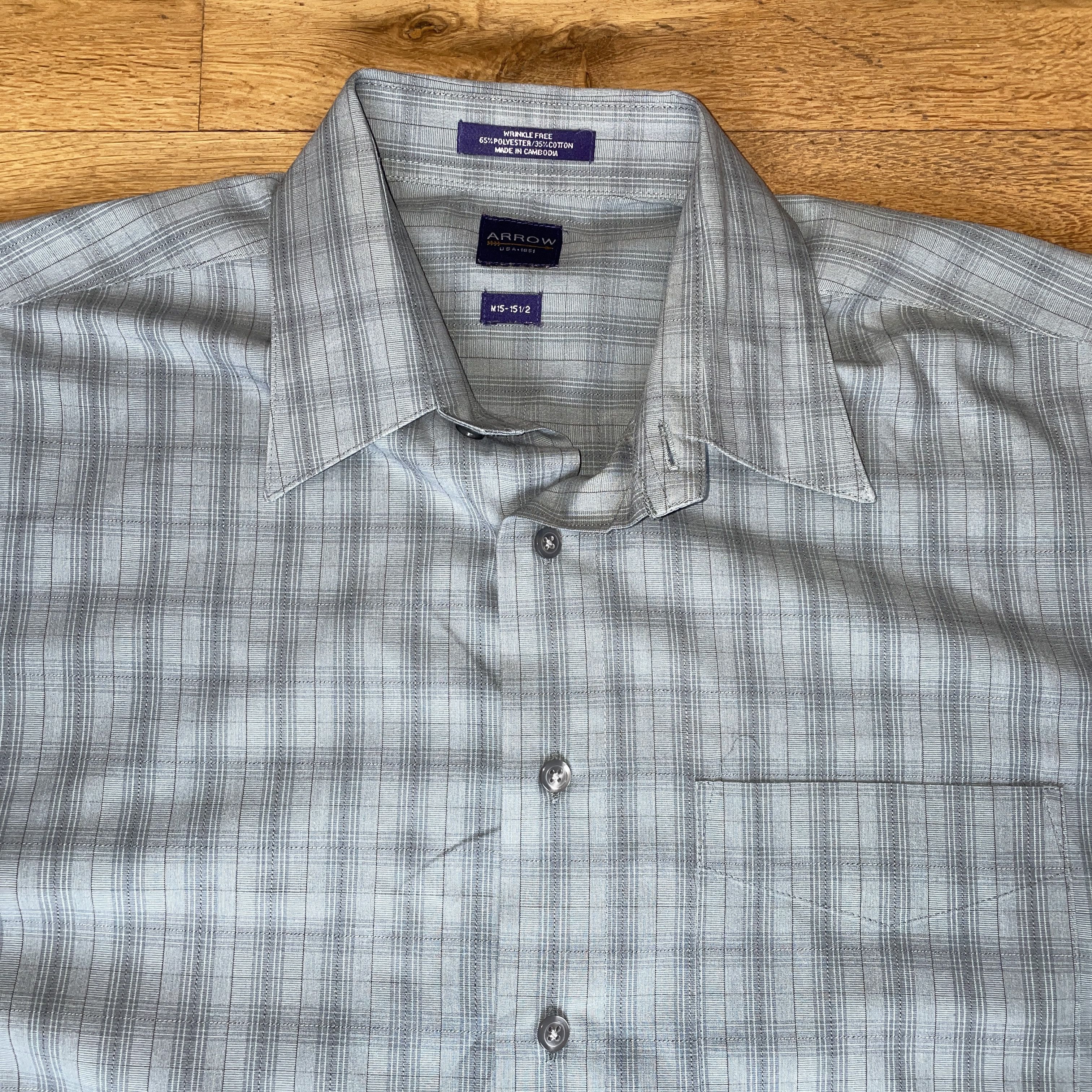 Arrow × Vintage Arrow Men's Fashionable Shirt Vintage Elegant Size M Size US M / EU 48-50 / 2 - 3 Thumbnail