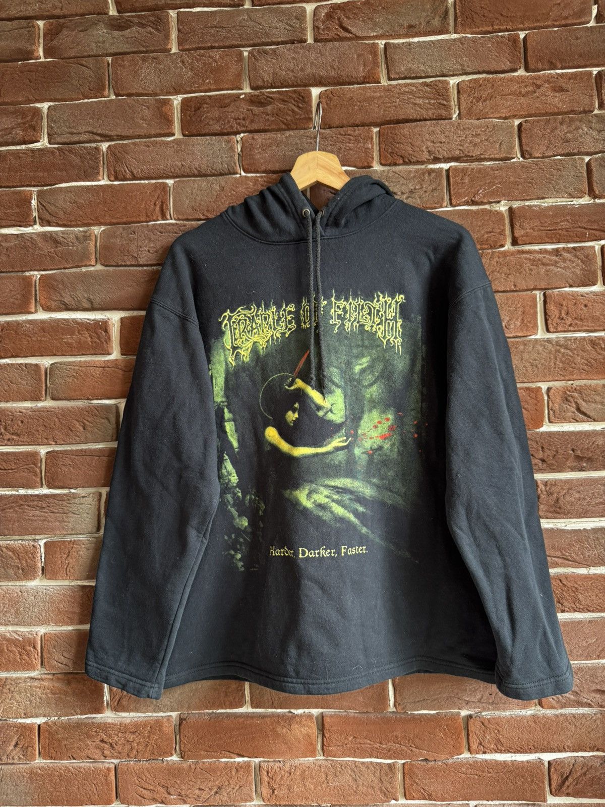 Band Tees Vintage 00s Cradle of Filth Harder Black Metal Band hoodie Size US M / EU 48-50 / 2 - 1 Thumbnail