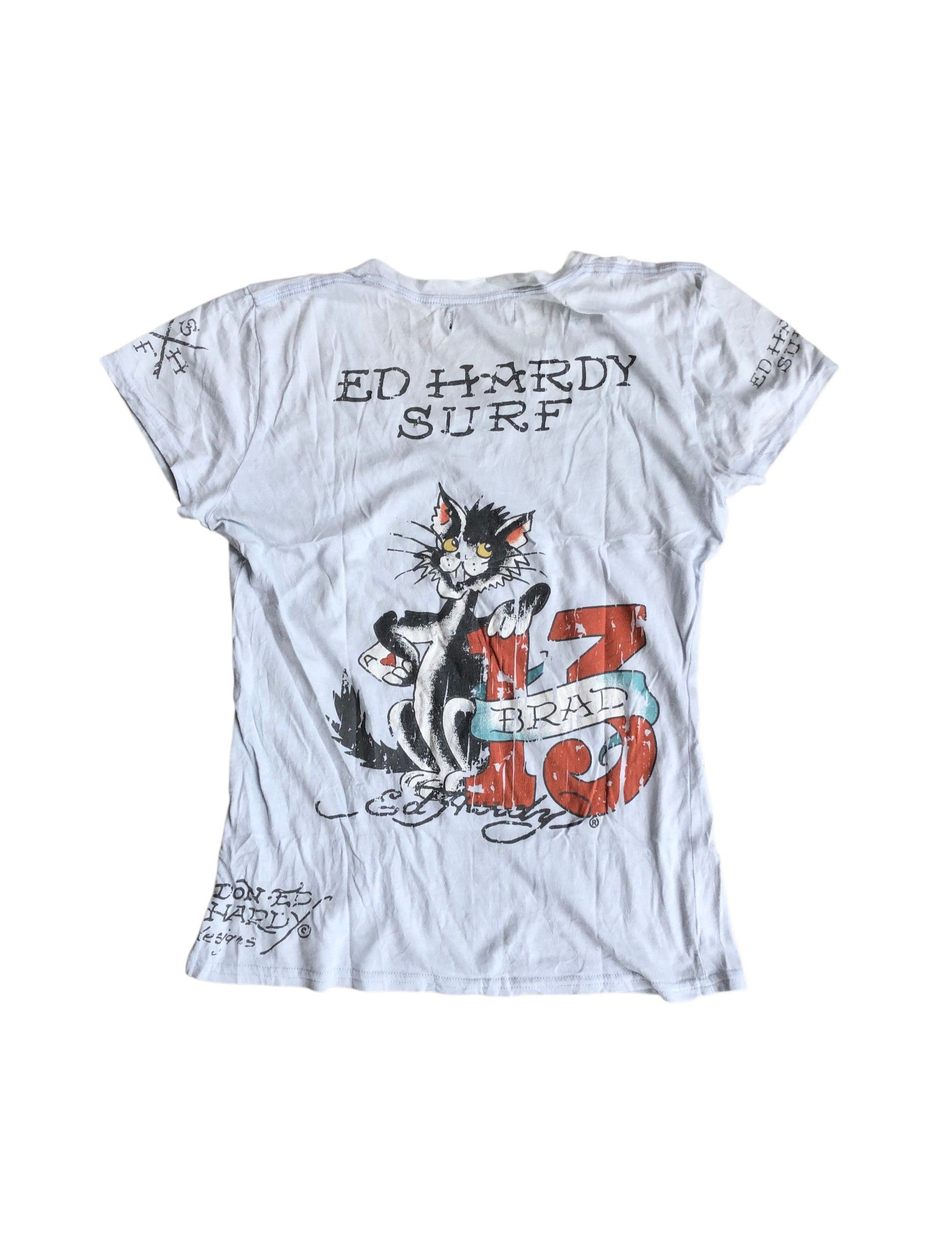 If Six Was Nine 2000s Ed Hardy Poem Vkei Style Y2k Japanese Archive Size US S / EU 44-46 / 1 - 4 Thumbnail