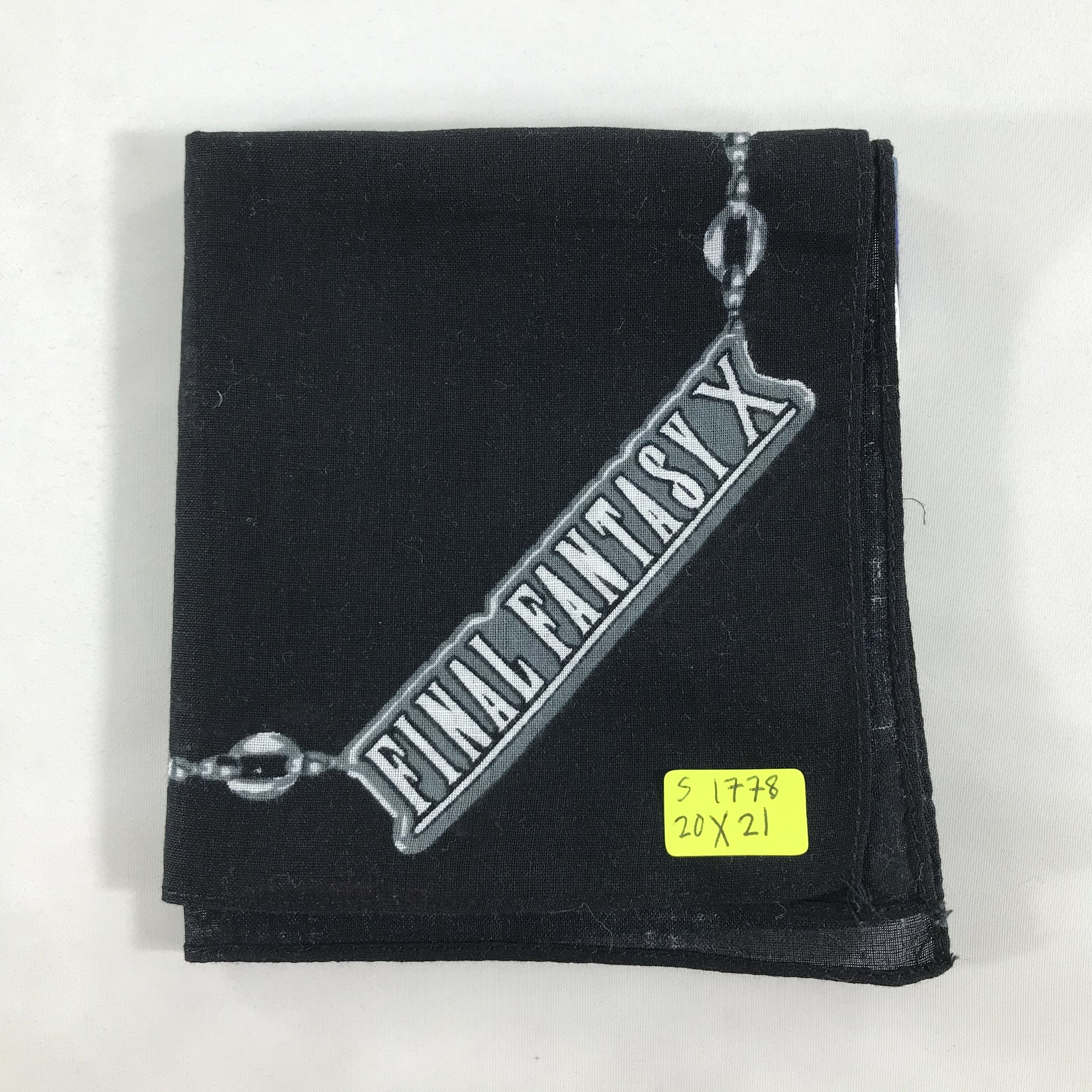 Anime × Japanese Brand × Vintage Final Fantasy Bandana / Handkerchief / Neckerchief -S1778 Size ONE SIZE - 4 Thumbnail