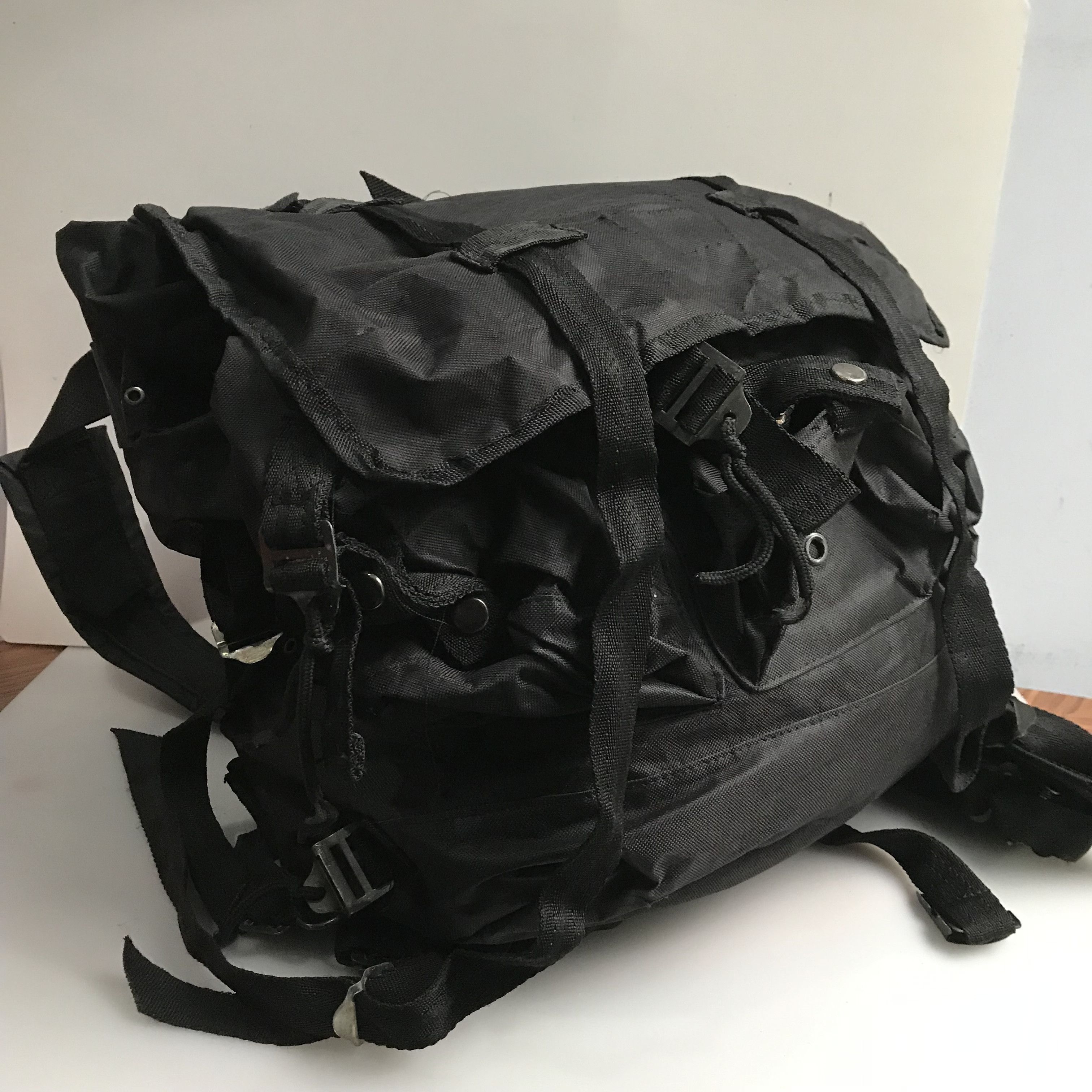 Aeronautica Militare Vintage Military Army Big Bag Combat black Army The Big Size ONE SIZE - 8 Thumbnail