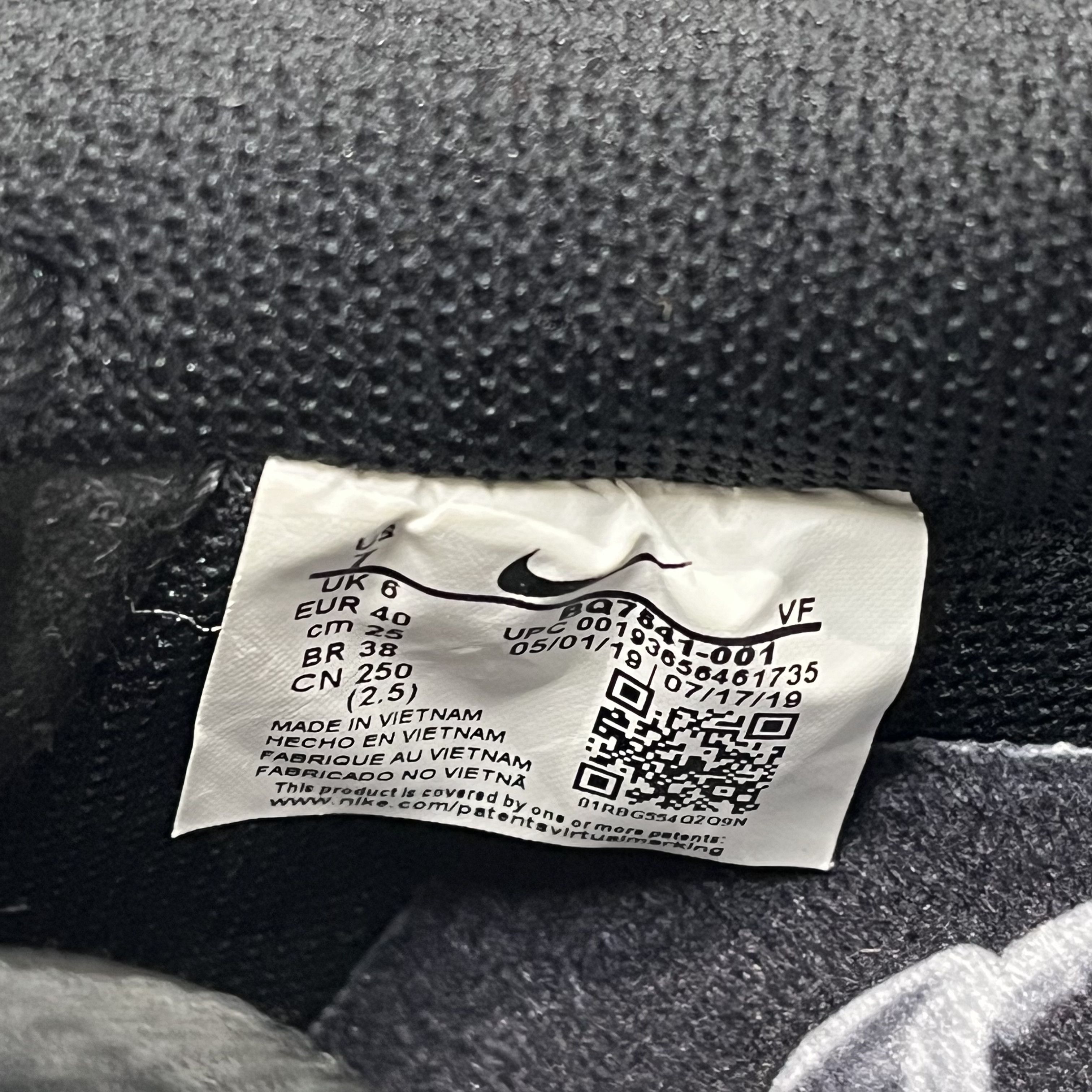 Nike Nike Air Force 1 Low Skeleton Halloween Black 2019 Size US 7 / EU 40 - 6 Thumbnail