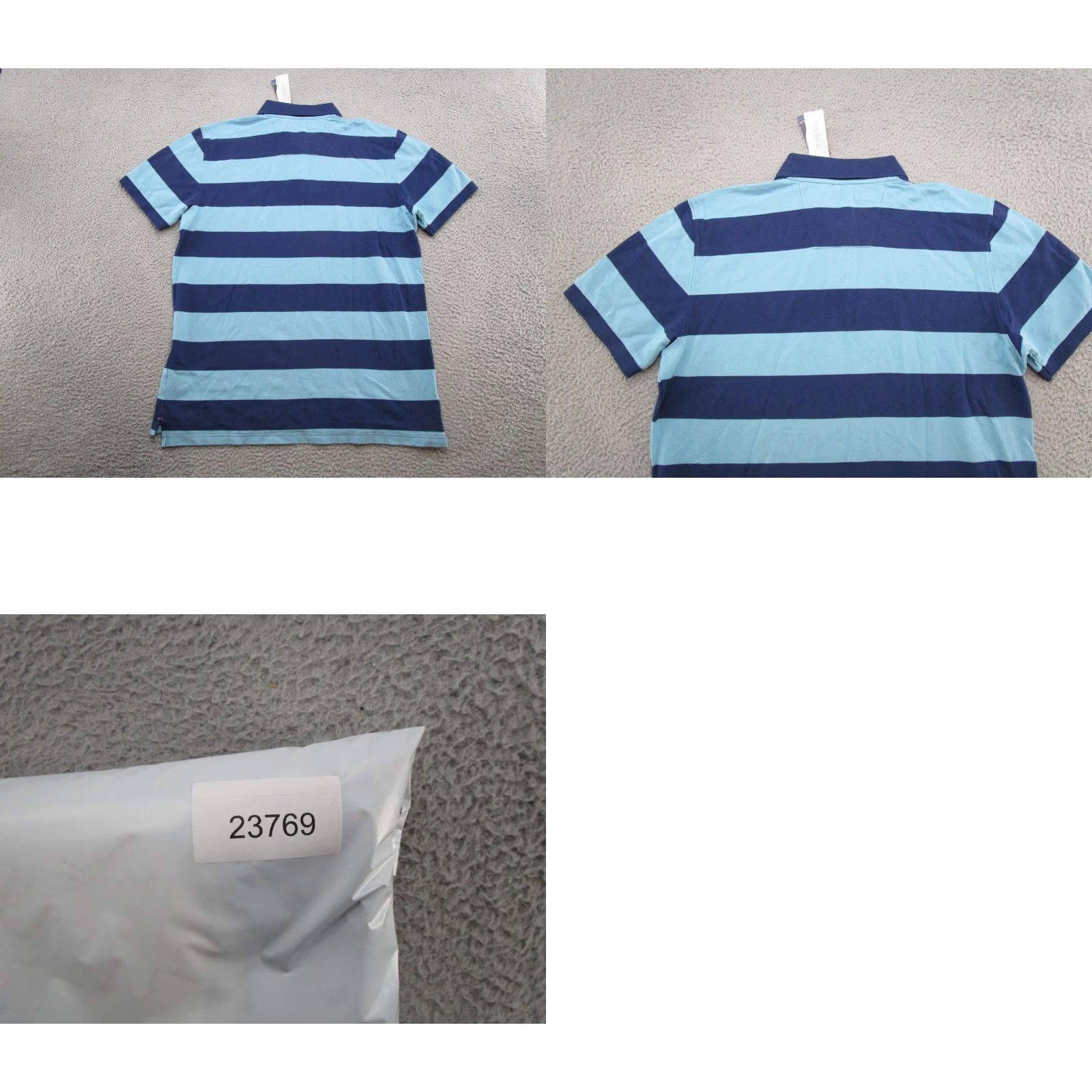 Nautica Nautica Polo Shirt Mens XL Blue Striped Slim Fit Casual Short Sleeve Shirt Mens XL Blue Striped Polo Size US XL / EU 56 / 4 - 9 Thumbnail